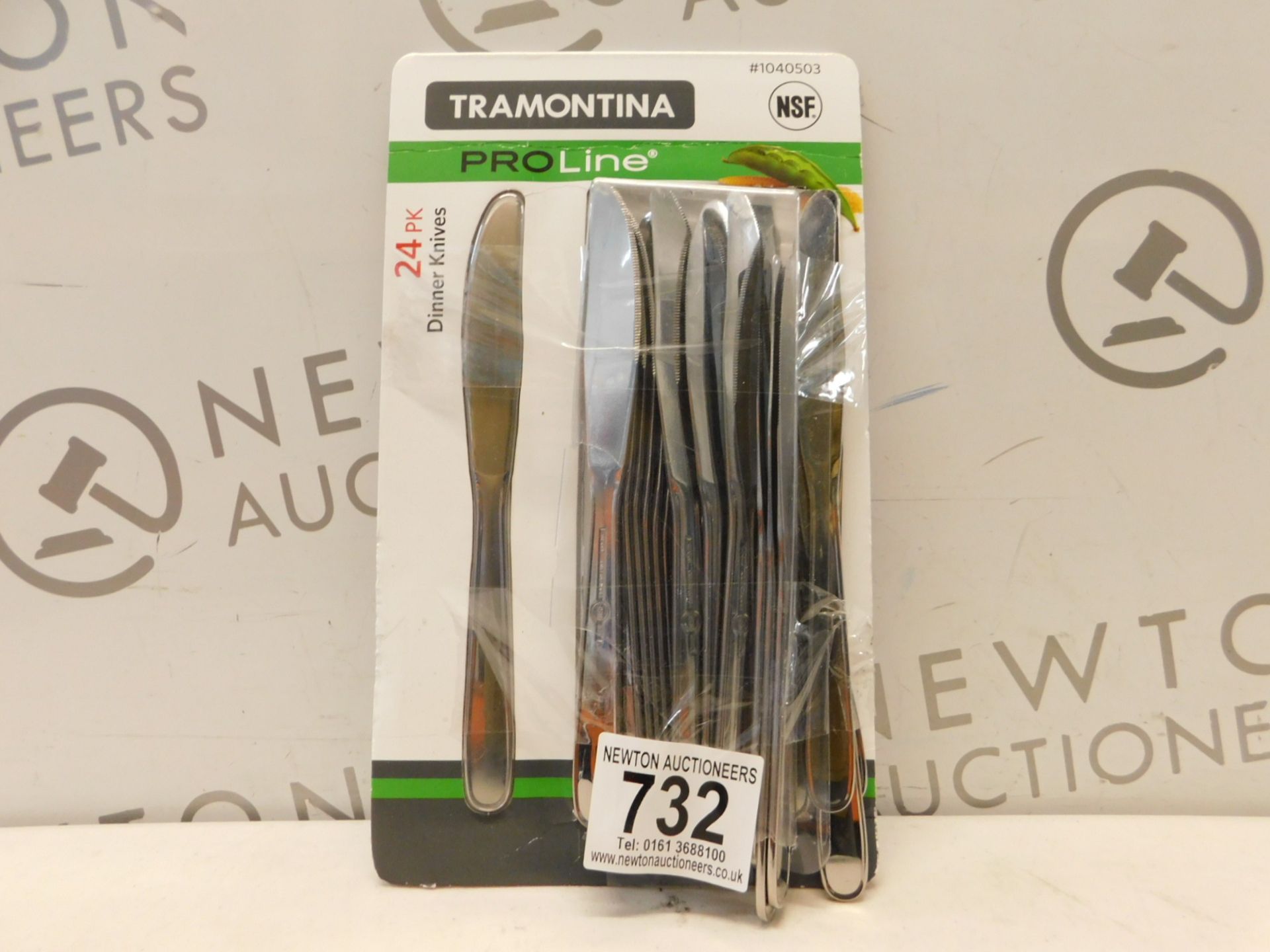 1 PACK OF TRAMONTINA PROLINE 24PK STAINLESS STEEL DINNER KNIVES RRP Â£22.99