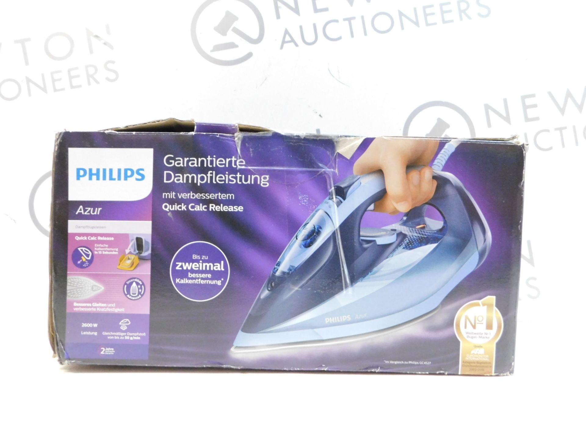 1 BOXED PHILIPS AZUR PERFORMER PLUS 2600W STEAM IRON RRP Â£89.99