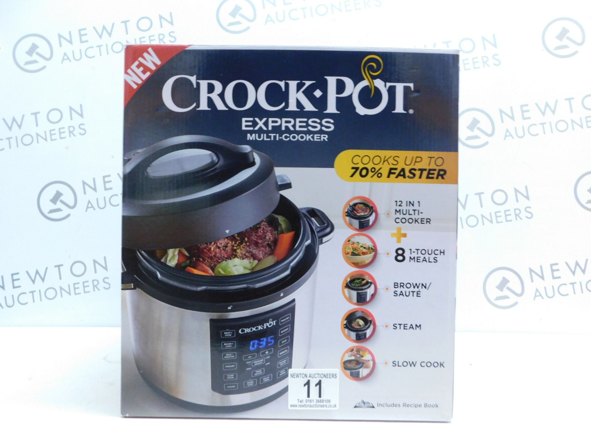 1 BOXED CROCK-POT 5.6L EXPRESS MULTI-COOKER RRP Â£89.99