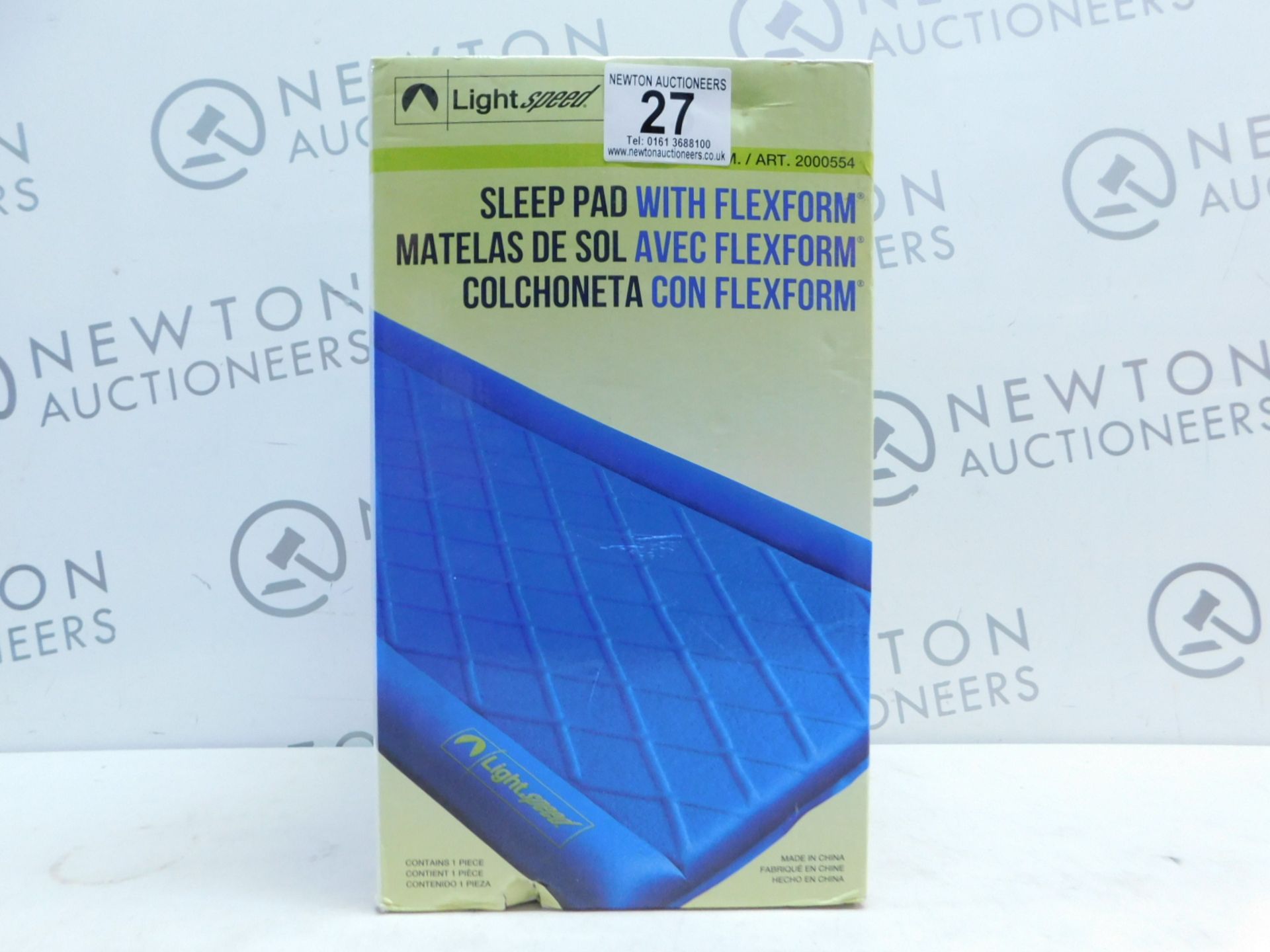 1 BOXED LIGHTSPEED SLEEP PAD WITH FLEXFORM RRP Â£79.99