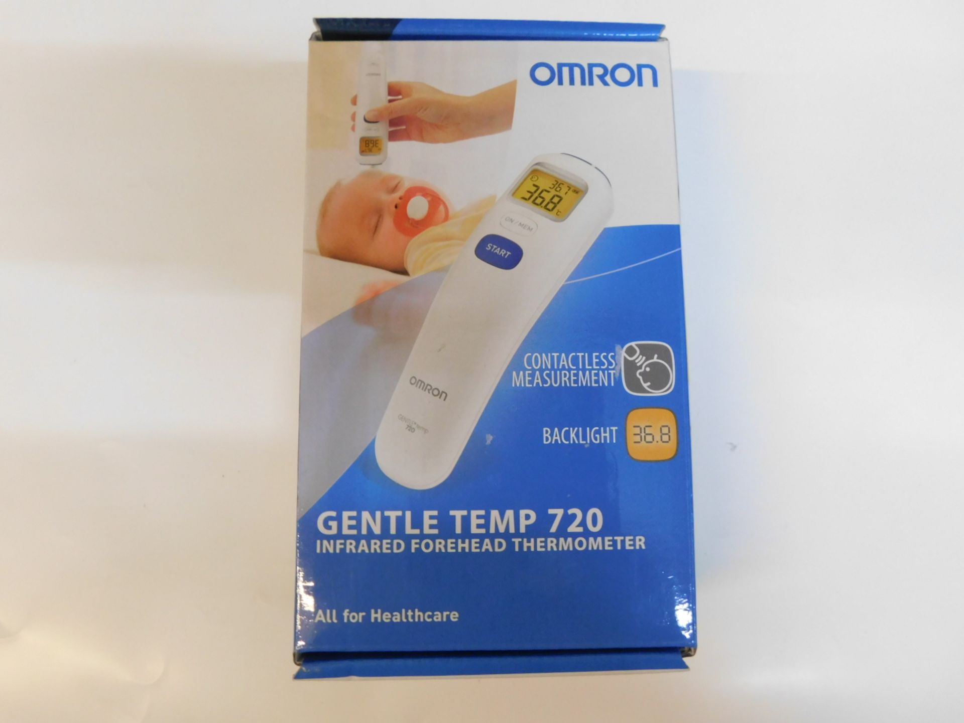 1 BOXED OMRON GENTLE TEMP 720 CONTACTLESS DIGITAL THERMOMETER RRP Â£49.99