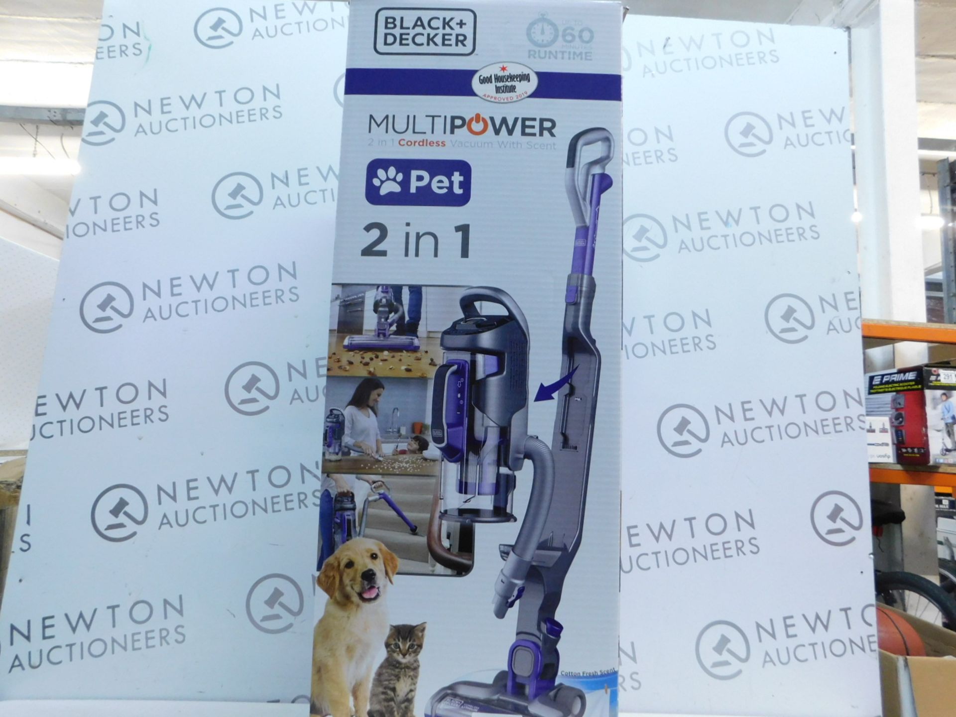 1 BOXED BLACK & DECKER MULTIPOWER 2-IN-1 PET CORDLESS VACUUM CLEANER RRP Â£149.99