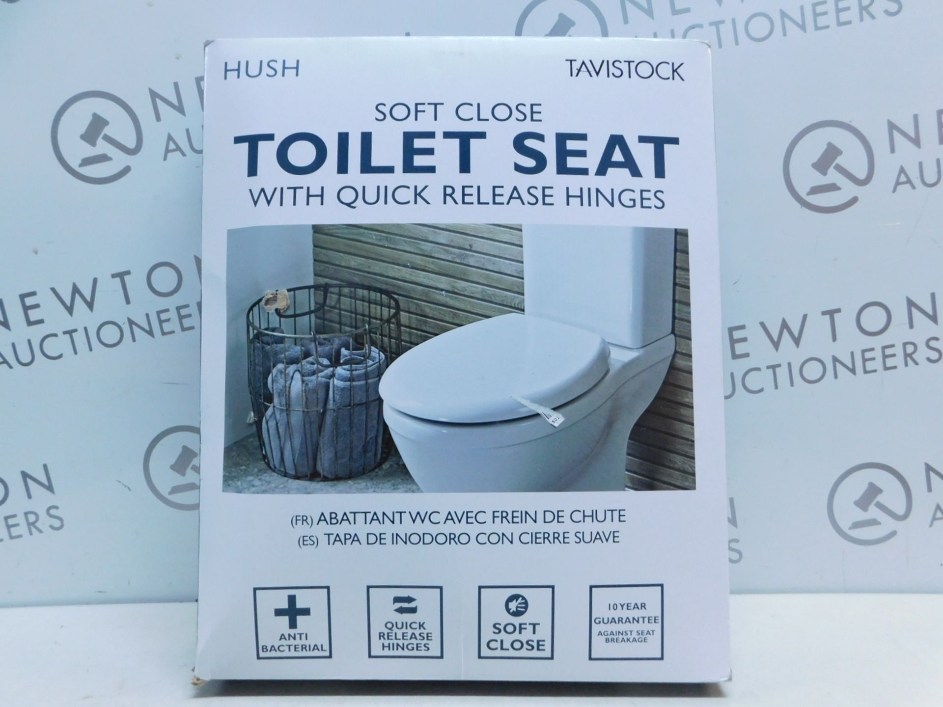 1 BOXED TAVISTOCK HUSH SOFT CLOSE QUICK RELEASE TOILET SEAT RRP Â£39.99