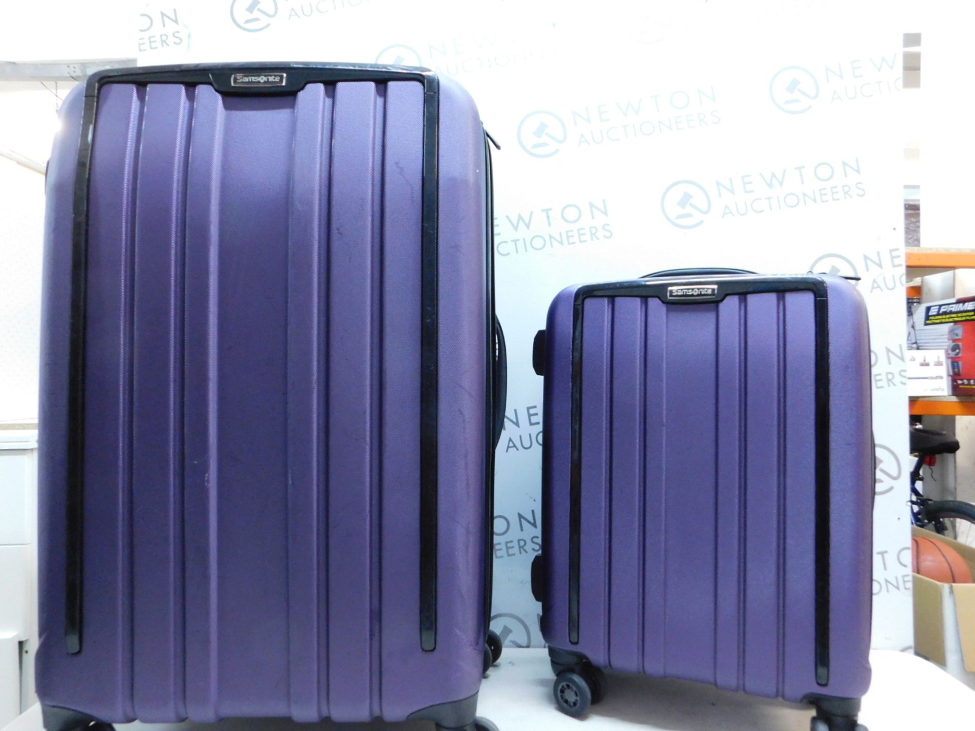 1 SAMSONITE EXOFRAME 2 PIECE DUAL SPINNER LUGGAGE SET RRP Â£229.99