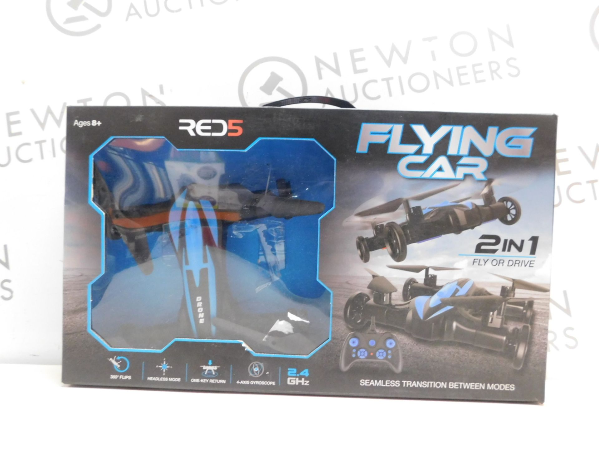 1 BOXED RED5 FLYING CAR RRP Â£39.99