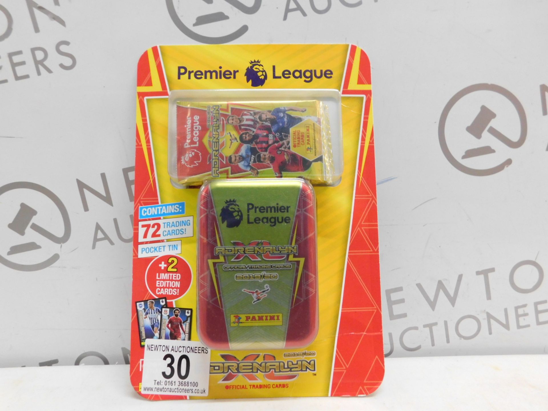 1 BRAND NEW PACK OF PREMIER LEAGUE ADRENALYN COLLECTORS TIN & 4 PACKS OFFICIAL TRADING CARDS 2019/29