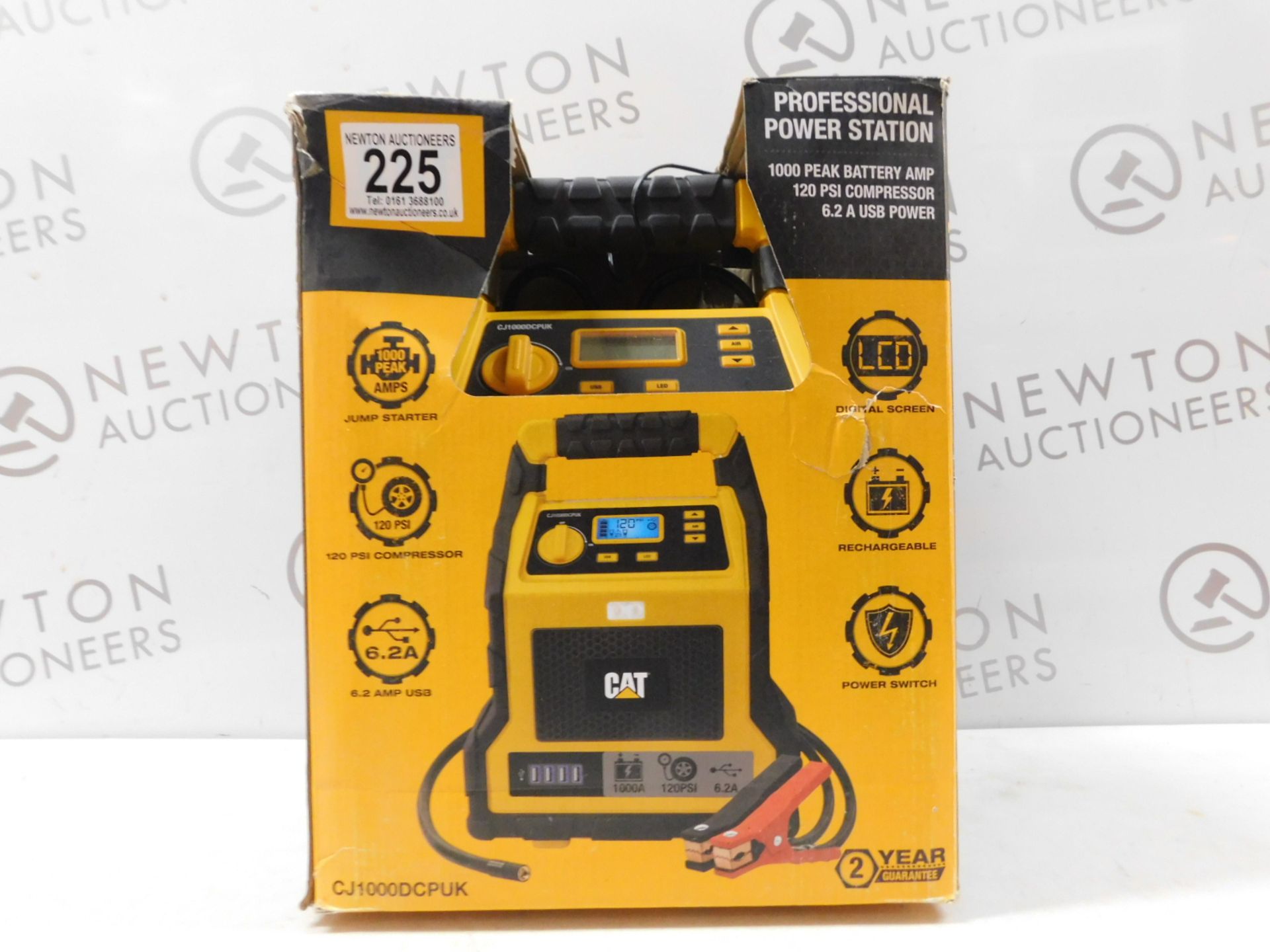 1 BOXED CAT 3-IN-1 PROFESSIONAL POWERSTATION WITH JUMP STARTER, USB & COMPRESSOR RRP Â£129.99