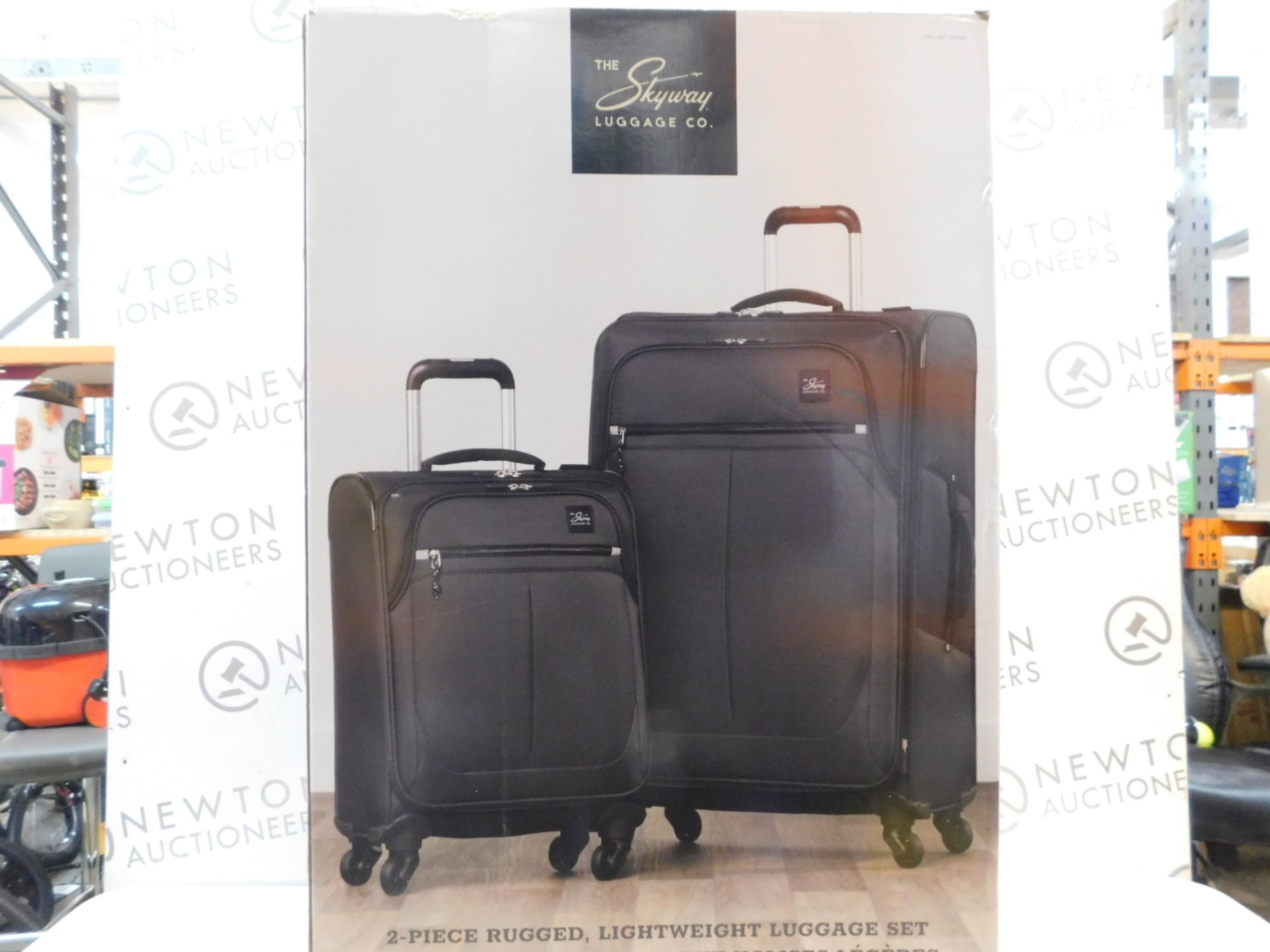 1 BOXED SKYWAY CO RICARDO OLYMPIC 2-PIECE SOFTSIDE SUITCASE SET RRP Â£199