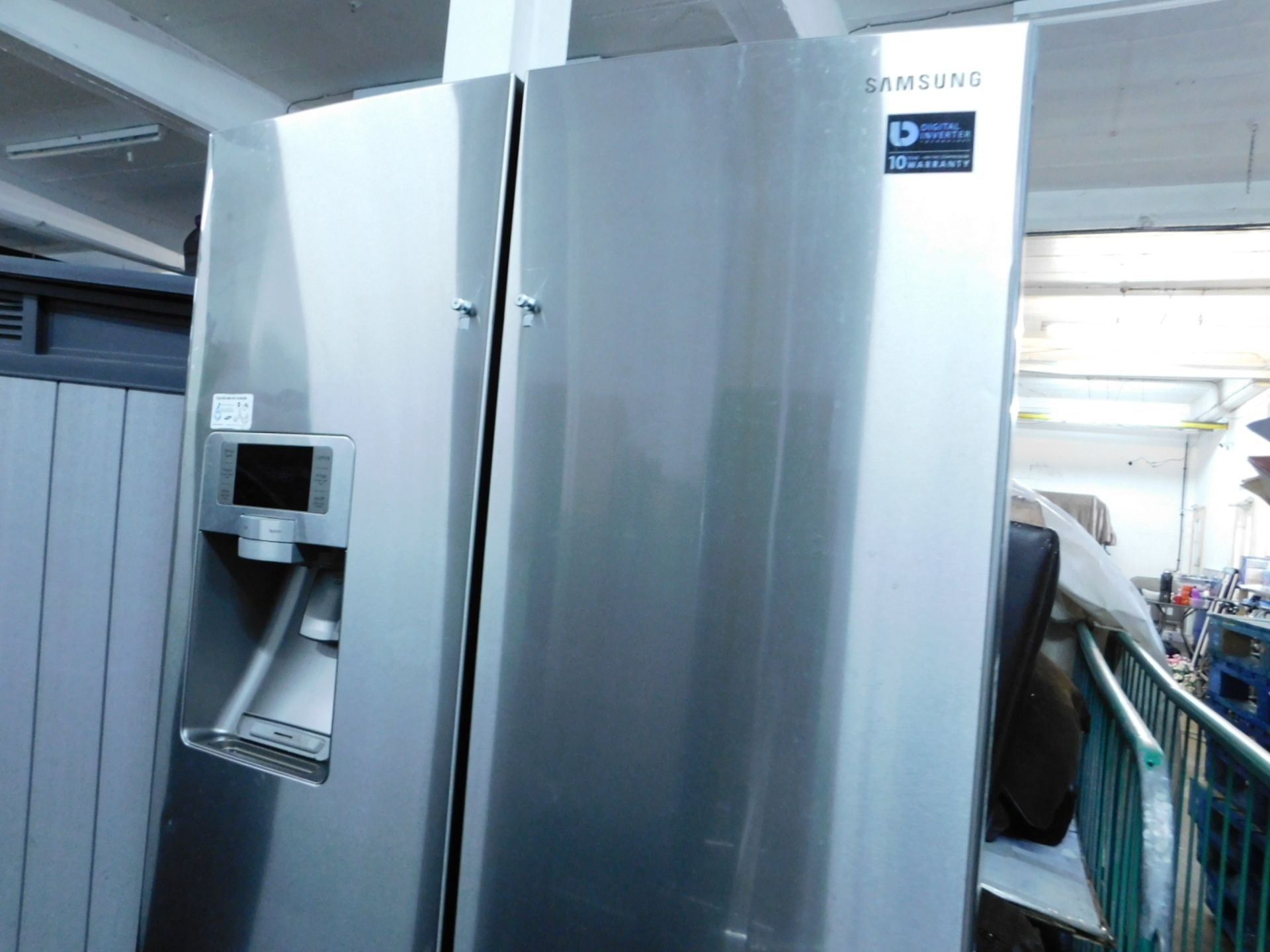 1 SAMSUNG G-SERIES RFG23UERS STAINLESS STEEL AMERICAN STYLE SIDE BY SIDE FRIDGE FREEZER RRP Â£1799