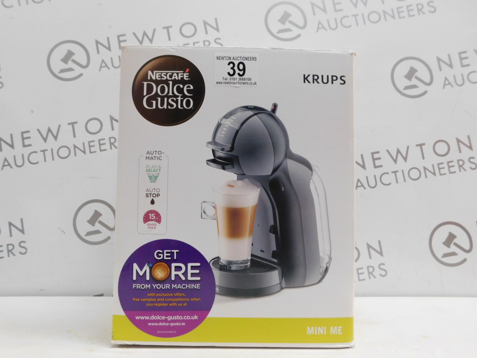 1 BOXED NESCAFE DOLCE GUSTO MINI ME AUTOMATIC COFFEE POD MACHINE BY KRUPS RRP Â£114.99