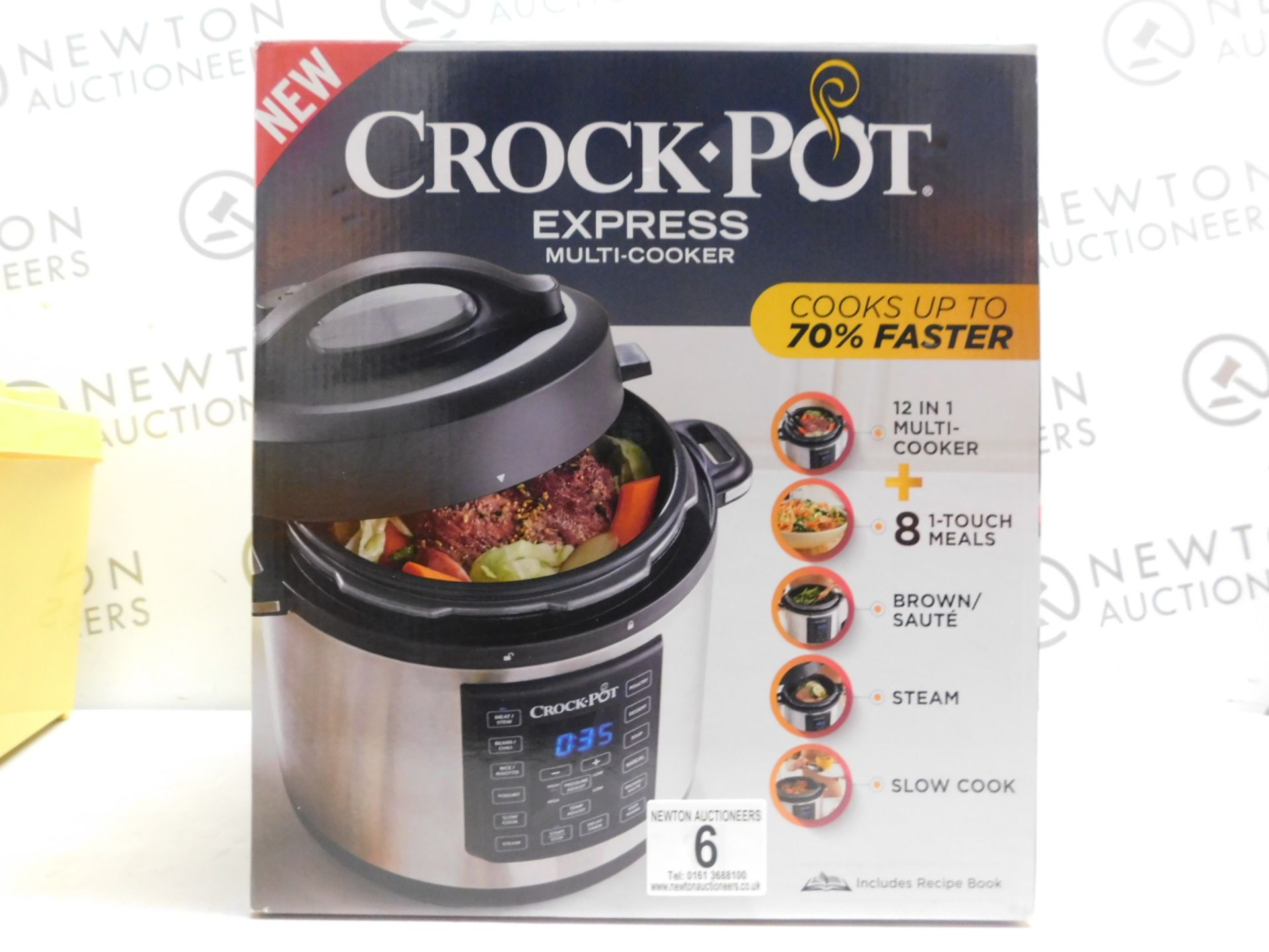 1 BOXED CROCK-POT 5.6L EXPRESS MULTI-COOKER RRP Â£89.99