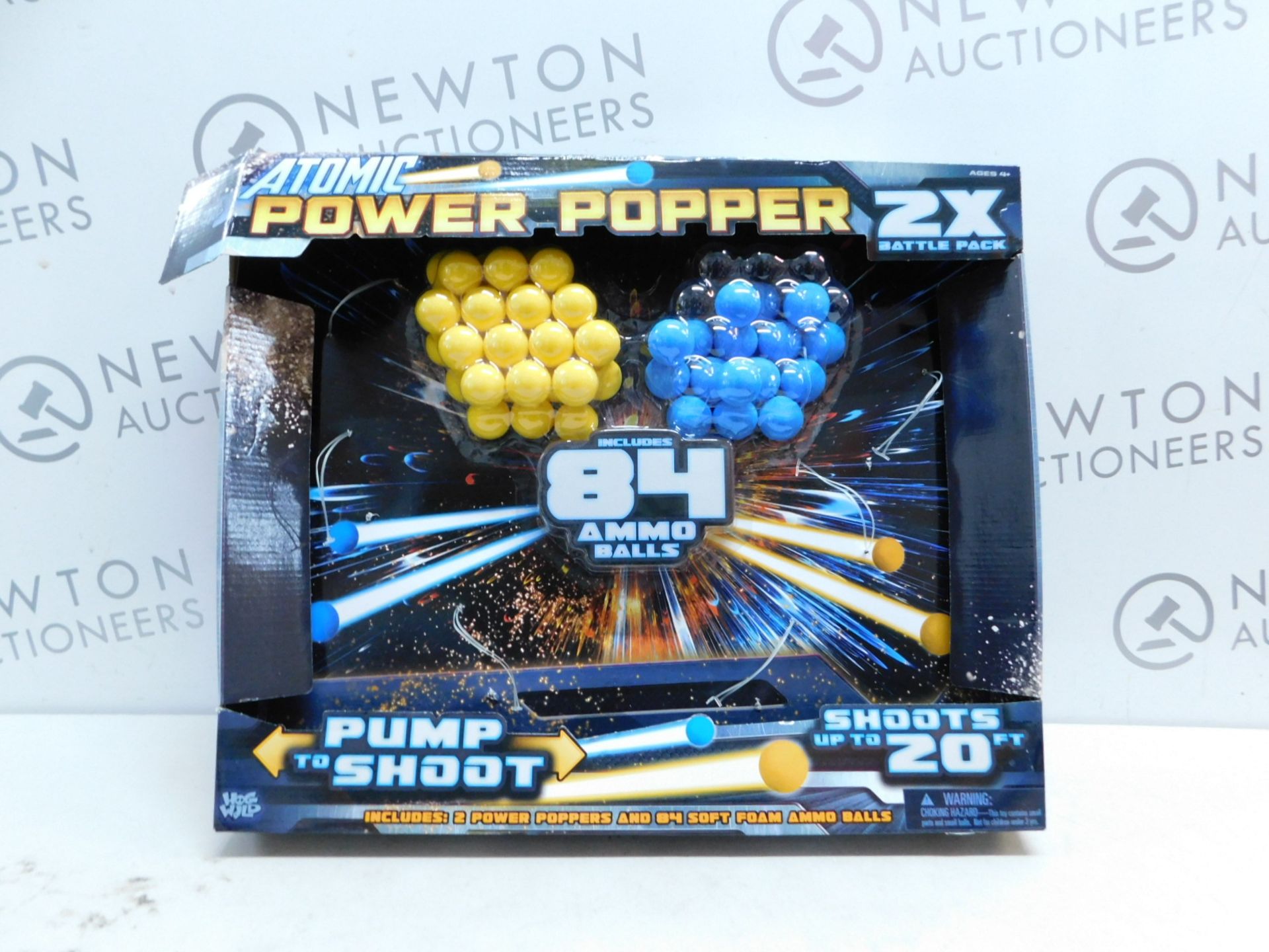 1 BOXED ATOMIC POWER POPPER PUMP SHOOT AMMUNITION RRP Â£14.99