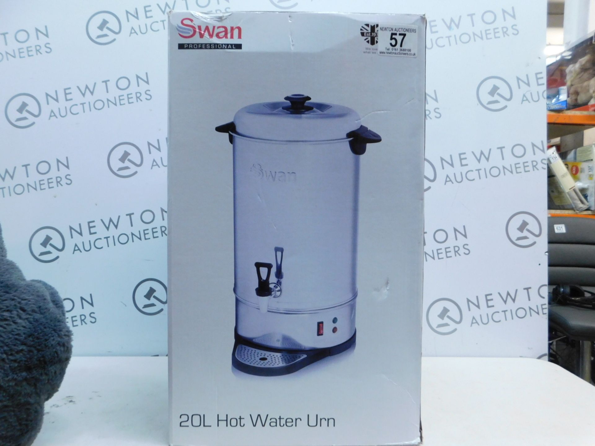 1 BOXED SWAN WATER BOILER CATTERRING URN 20L RRP Â£119.99