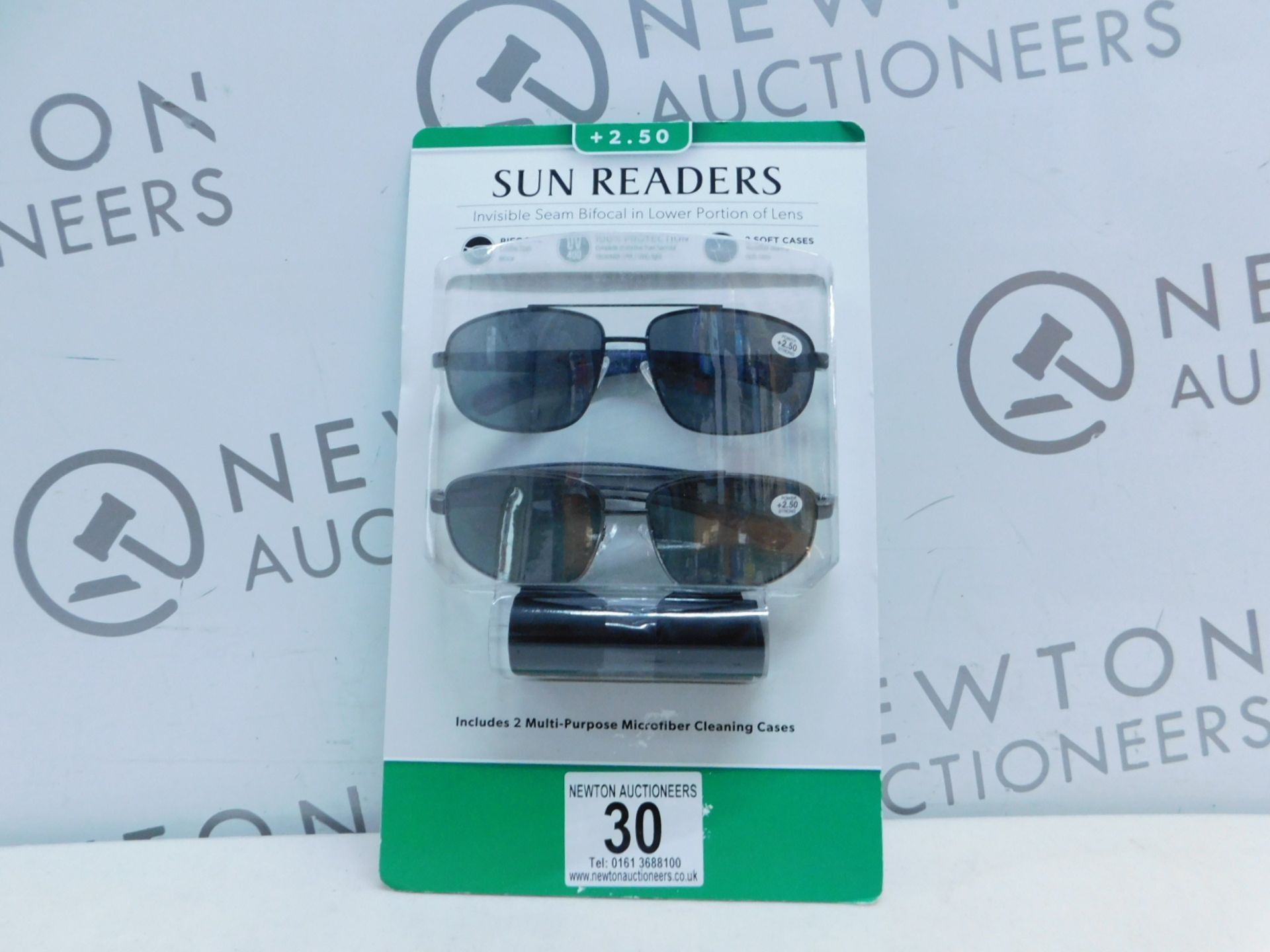 1 PACK OF DESIGN OPTICS SUNREADERS IN +2.50 STRENGTH RRP Â£19.99