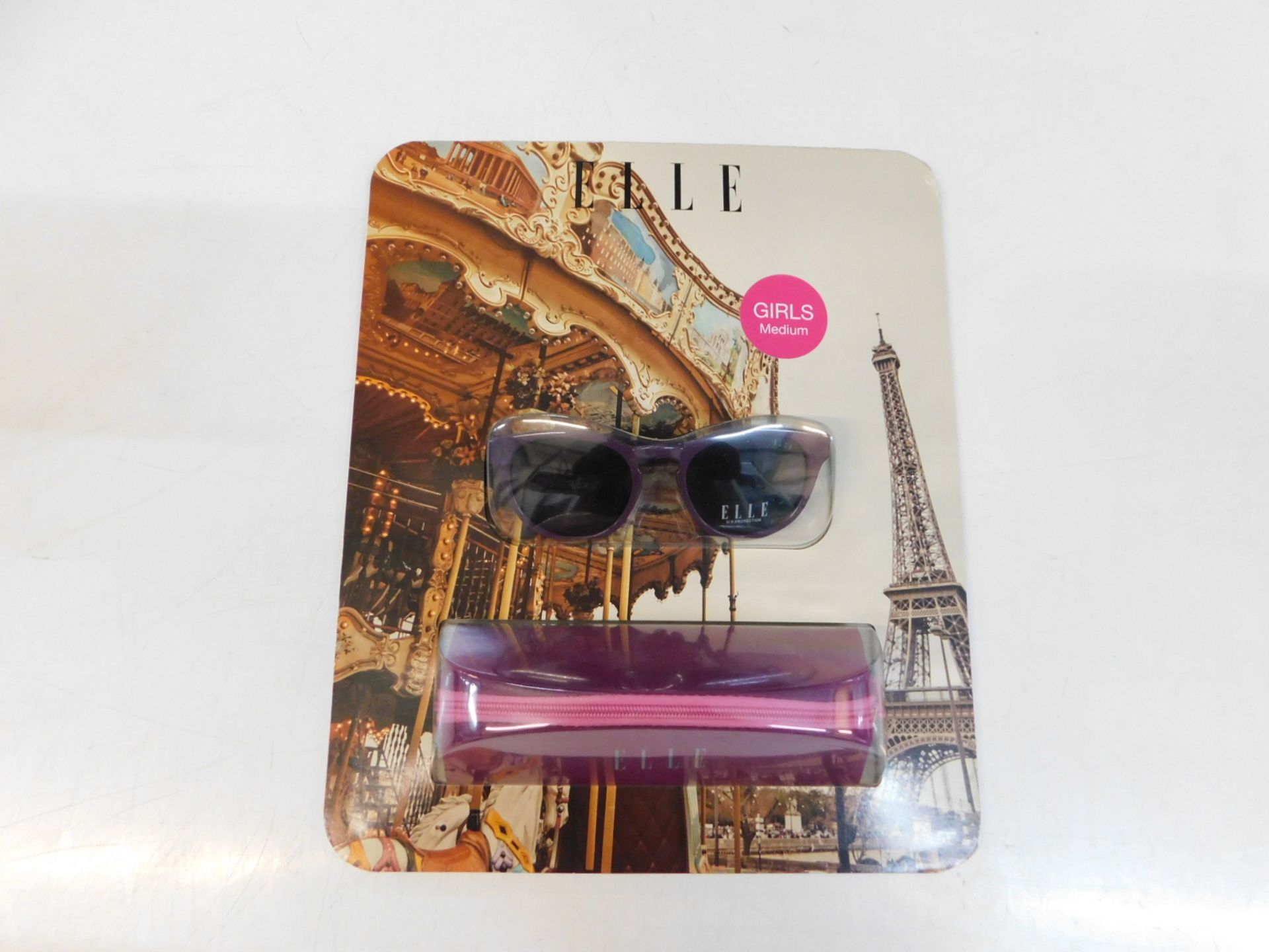 1 BRAND NEW PACK OF ELLE GILRS SUNGLASESS WITH CASE SIZE LARGE RRP Â£29.99