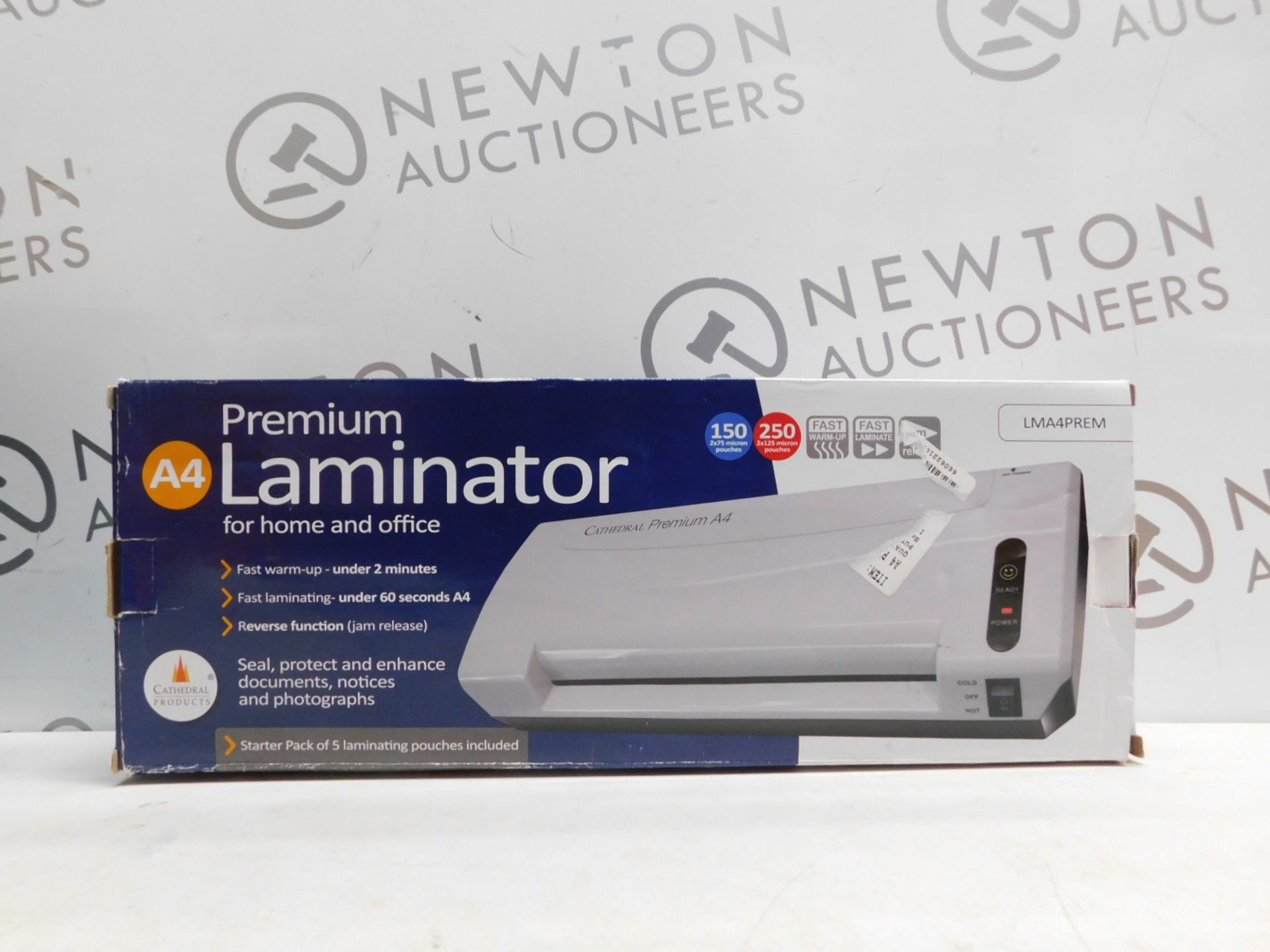 1 BOXED CATHEDRAL PREMIUM PROFESSIONAL A4 LAMINATOR RRP Â£49.99