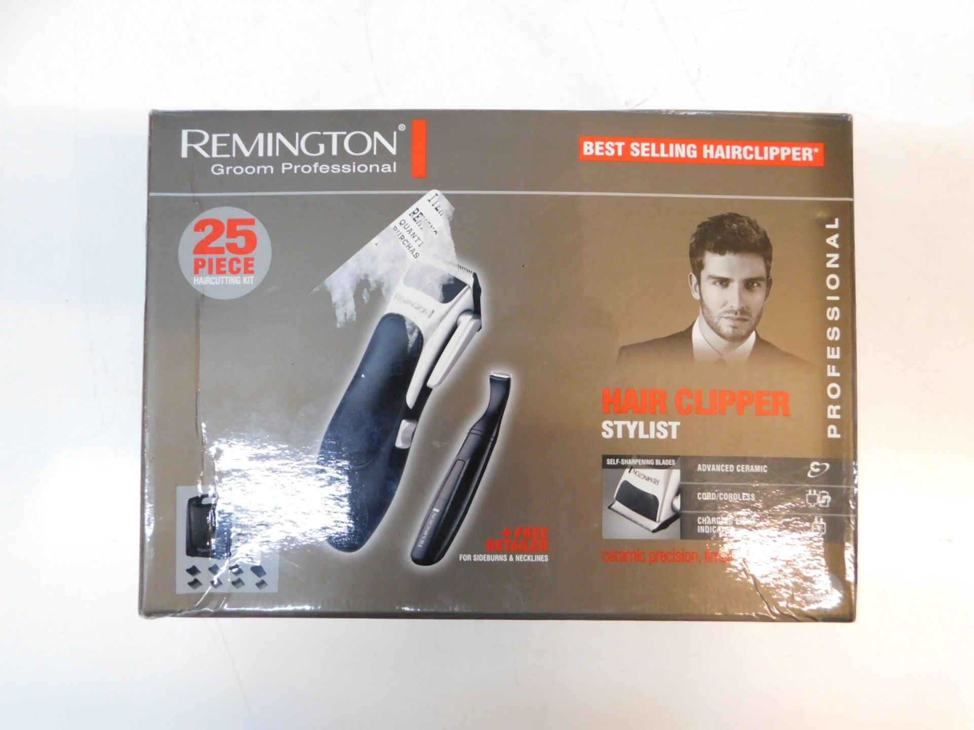 1 BOXED REMINGTON 25PC (APPROX) HAIR CLIPPER STYLIST KIT RRP Â£49.99