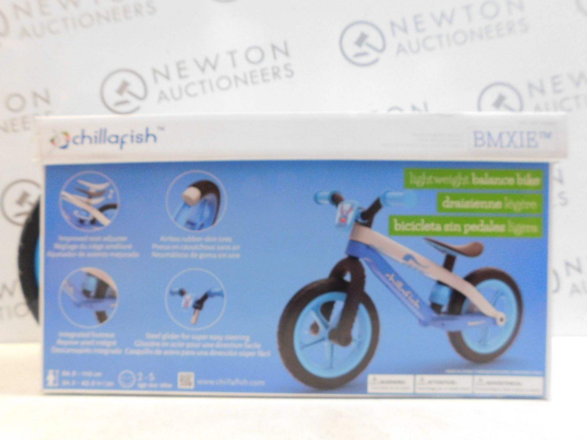 1 BOXED CHILLAFISH BMXIE BALANCE BIKE IN BLUE RRP Â£64.99