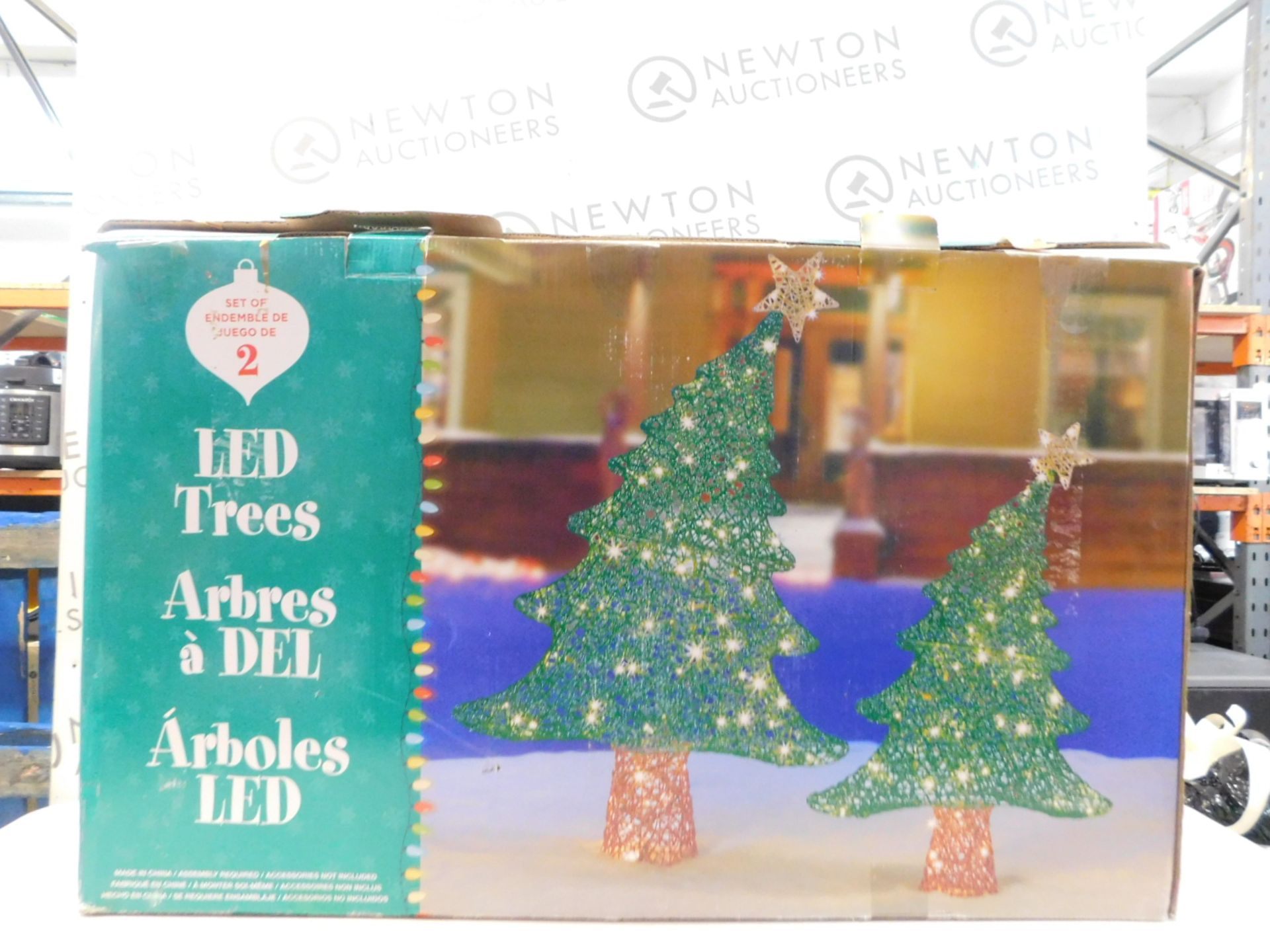 1 BOXED SET OF 2 LED TREES RRP Â£79.99