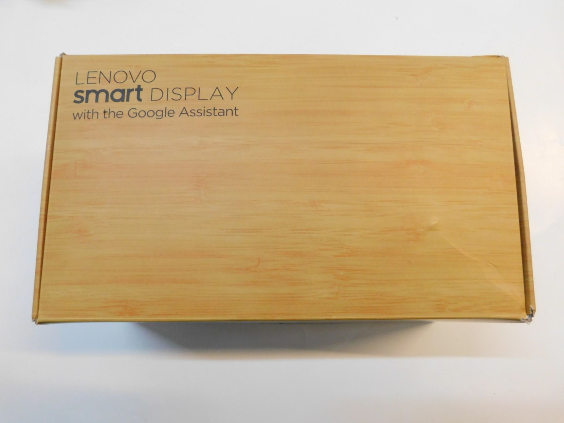 1 BOXED LENOVO SMART DISPLAY WITH GOOGLE ASSISTANT RRP Â£229.99