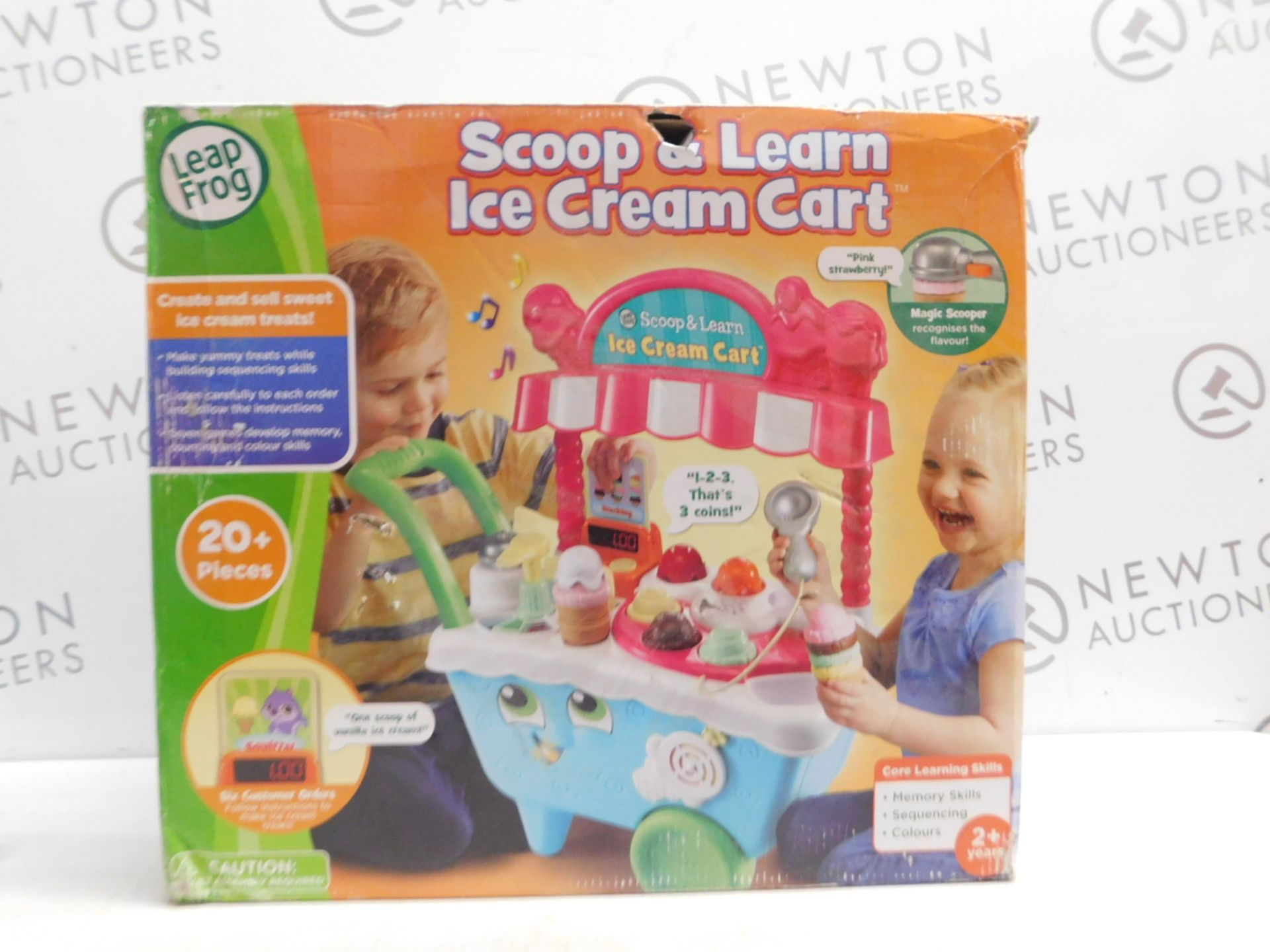 1 BOXED LEAP FROG SCOOP AND LEARN ICE CREAM CART RRP Â£44.99