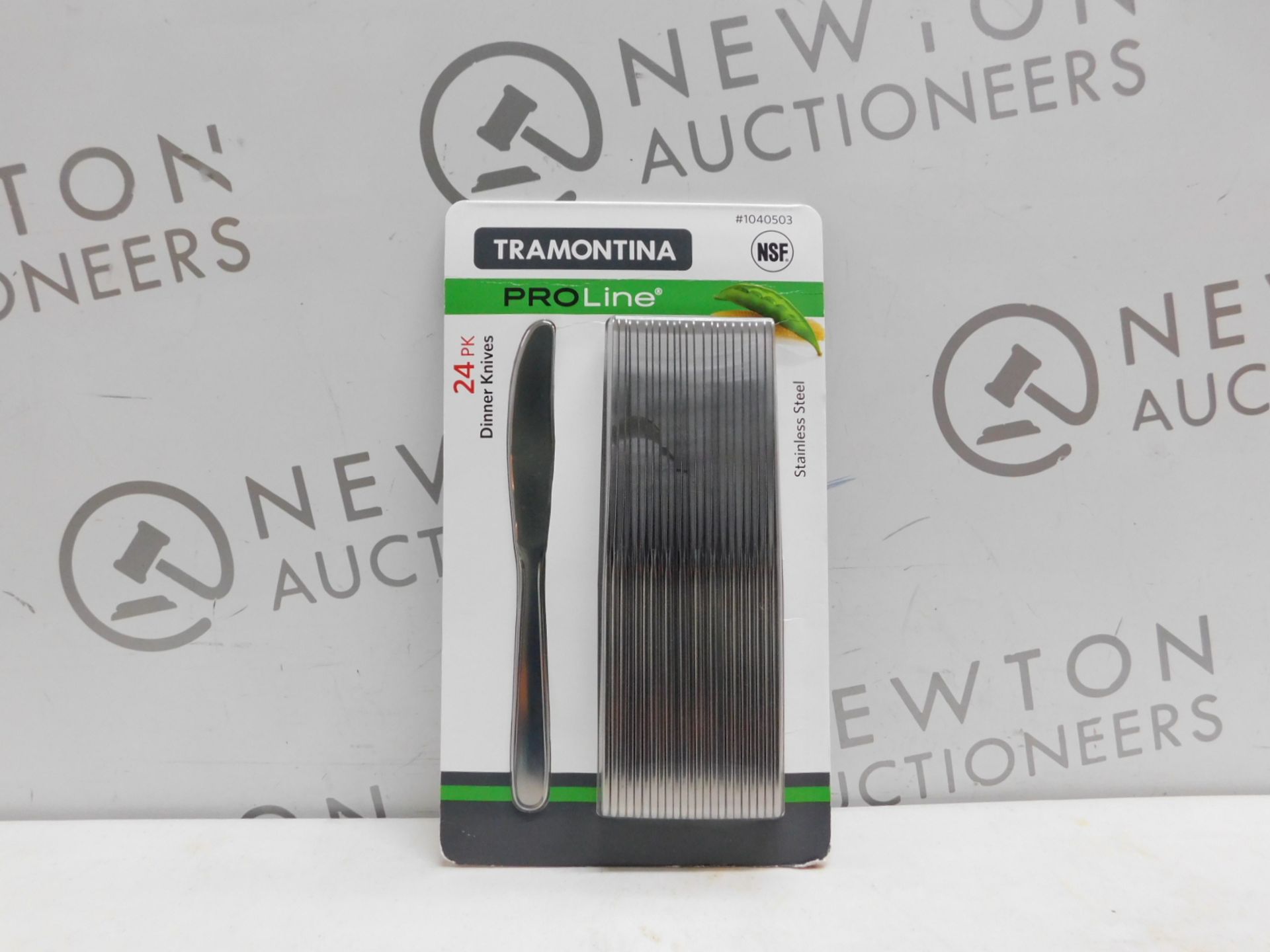 1 BRAND NEW PACK OF TRAMONTINA PROLINE 24PK STAINLESS STEEL DINNER KNIVES RRP Â£22.99