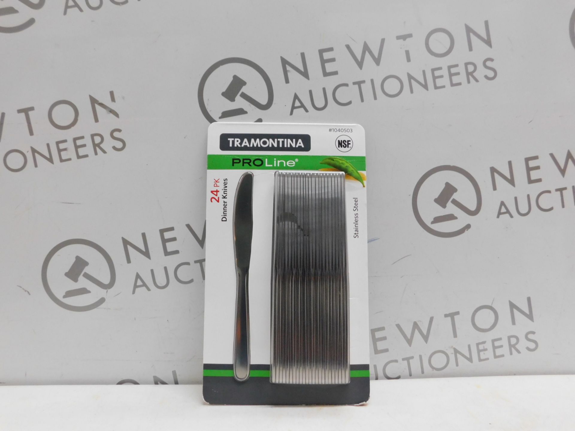 1 BRAND NEW PACK OF TRAMONTINA PROLINE 24PK STAINLESS STEEL DINNER KNIVES RRP Â£22.99