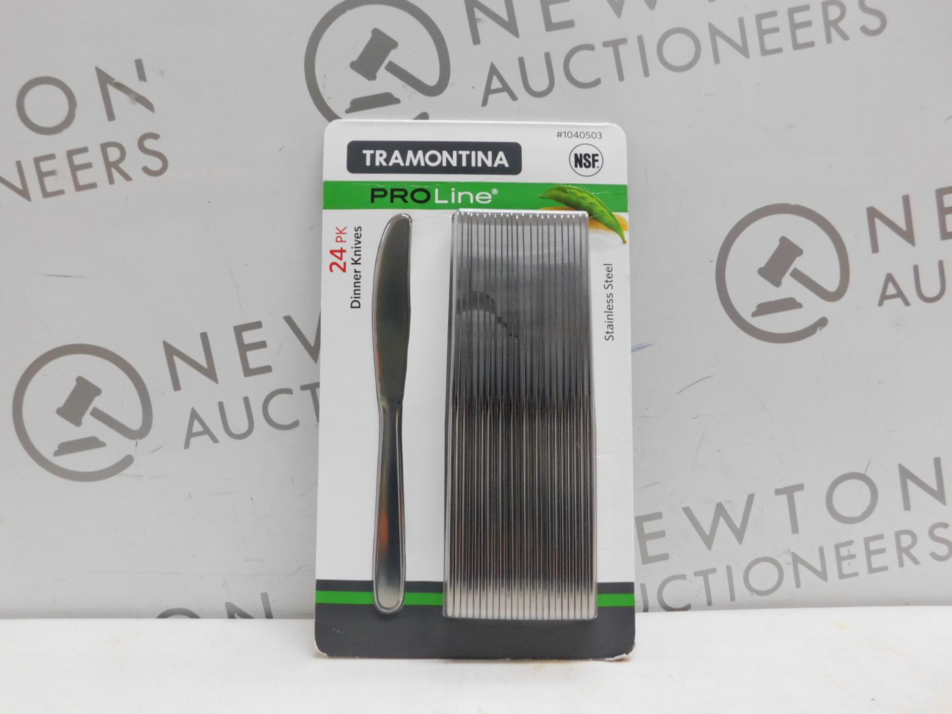 1 BRAND NEW PACK OF TRAMONTINA PROLINE 24PK STAINLESS STEEL DINNER KNIVES RRP Â£22.99