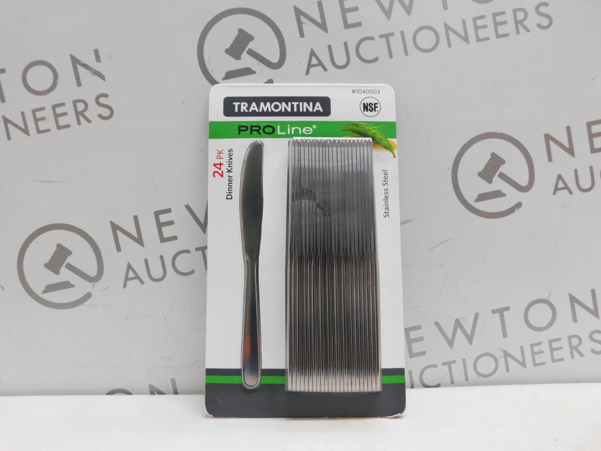 1 BRAND NEW PACK OF TRAMONTINA PROLINE 24PK STAINLESS STEEL DINNER KNIVES RRP Â£22.99