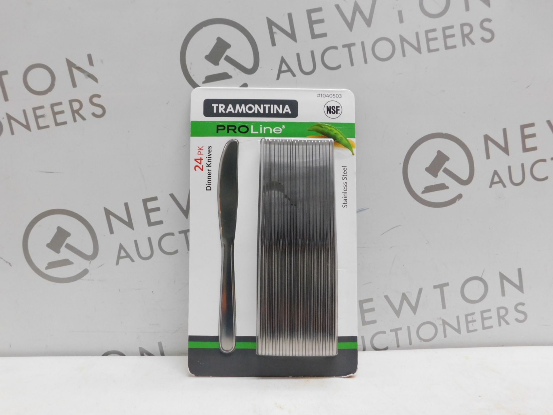 1 BRAND NEW PACK OF TRAMONTINA PROLINE 24PK STAINLESS STEEL DINNER KNIVES RRP Â£22.99