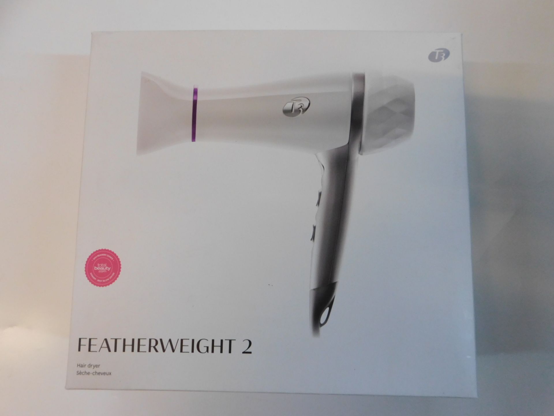1 BOXED T3 FEATHERWEIGHT 2 1800W HAIR DRYER RRP Â£79.99