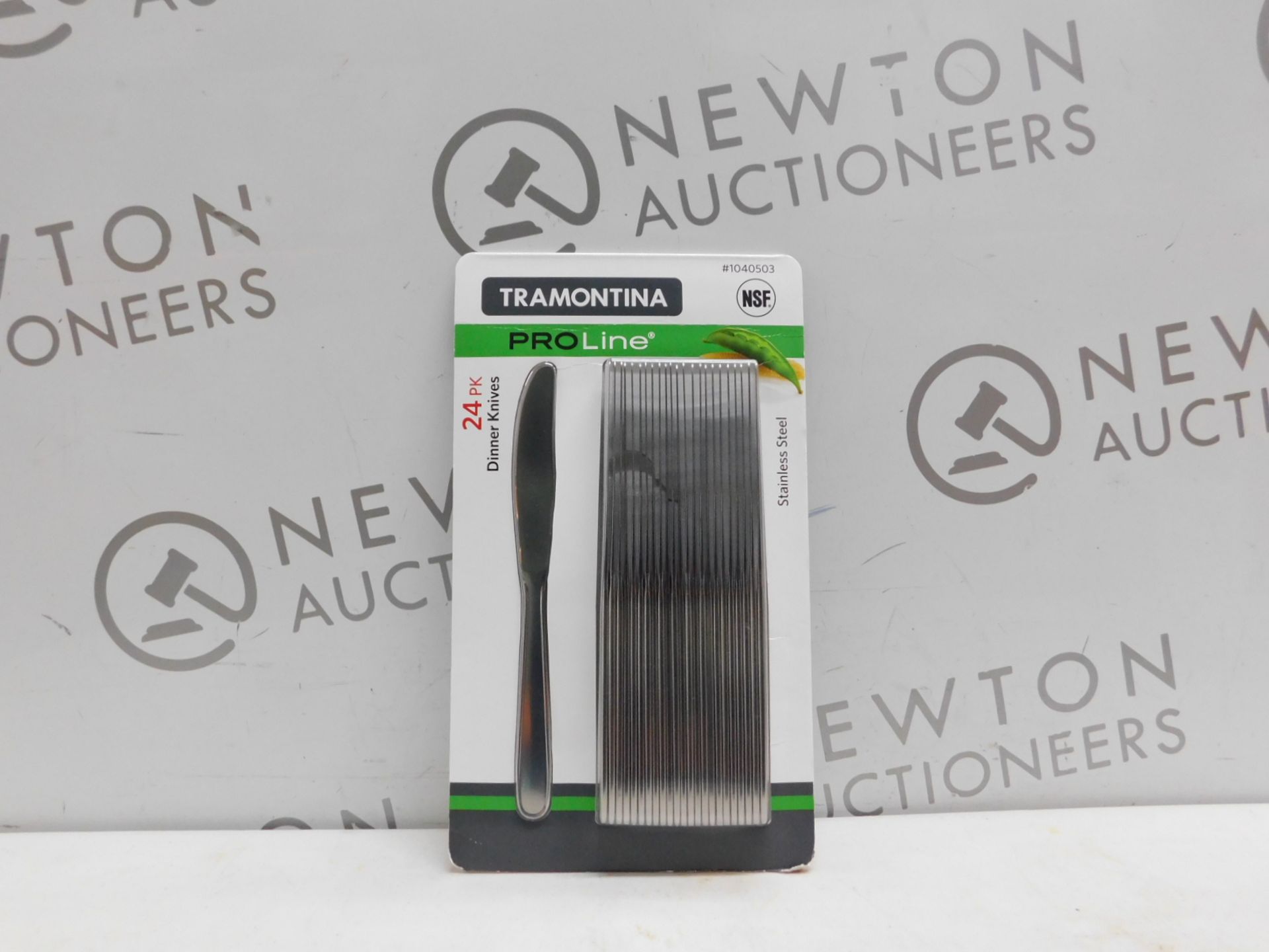 1 BRAND NEW PACK OF TRAMONTINA PROLINE 24PK STAINLESS STEEL DINNER KNIVES RRP Â£22.99