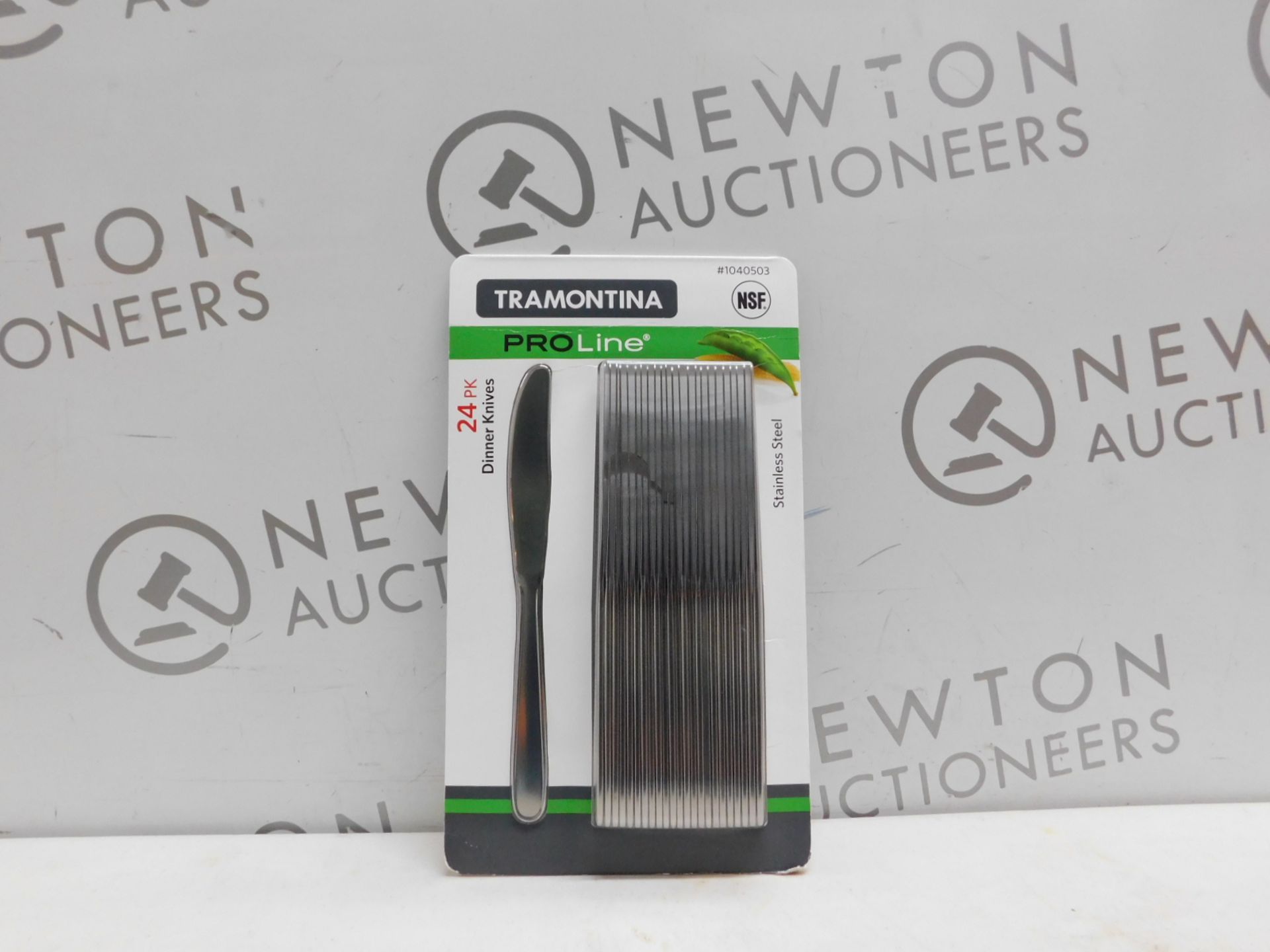 1 BRAND NEW PACK OF TRAMONTINA PROLINE 24PK STAINLESS STEEL DINNER KNIVES RRP Â£22.99