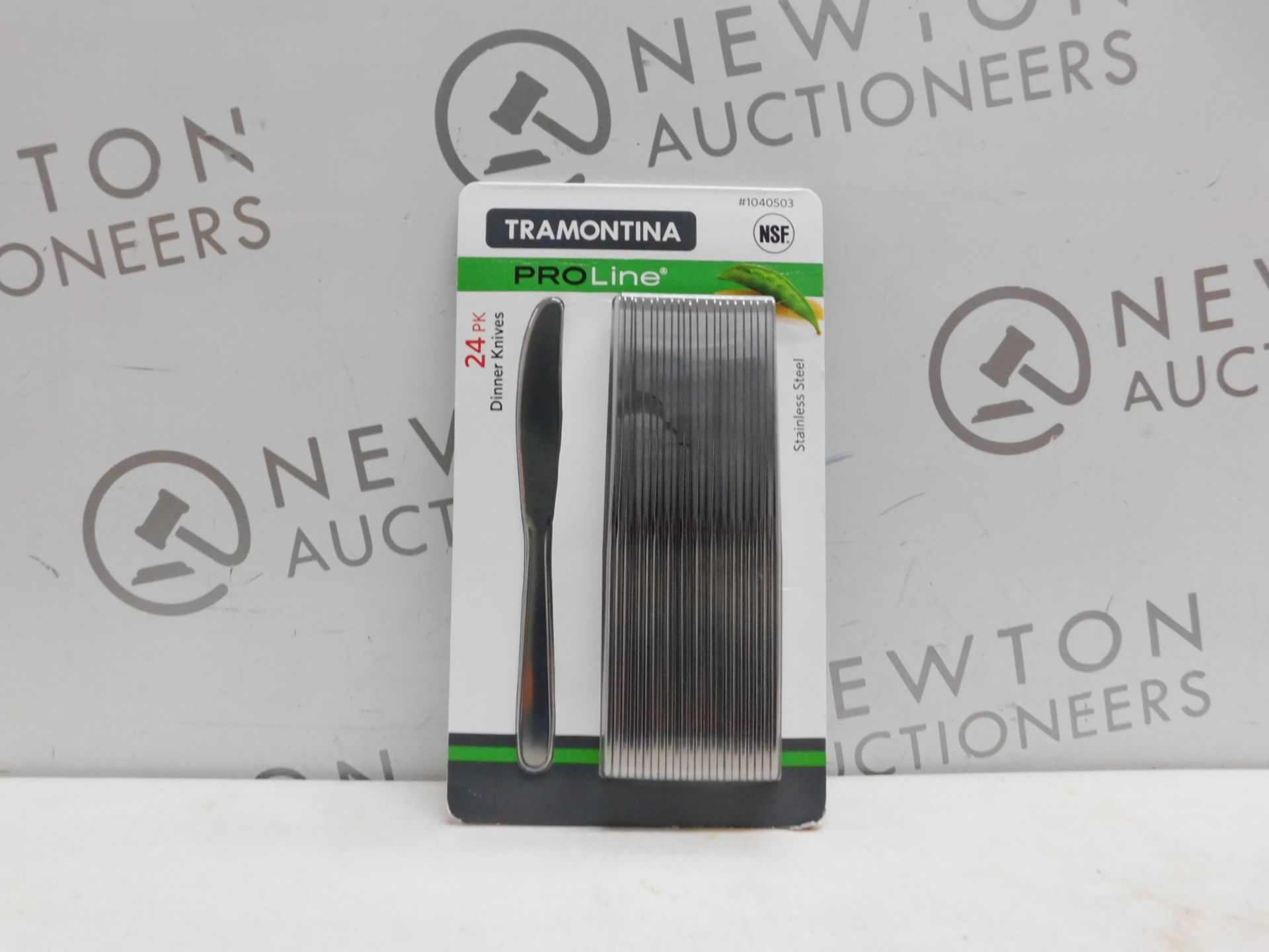 1 BRAND NEW PACK OF TRAMONTINA PROLINE 24PK STAINLESS STEEL DINNER KNIVES RRP Â£22.99