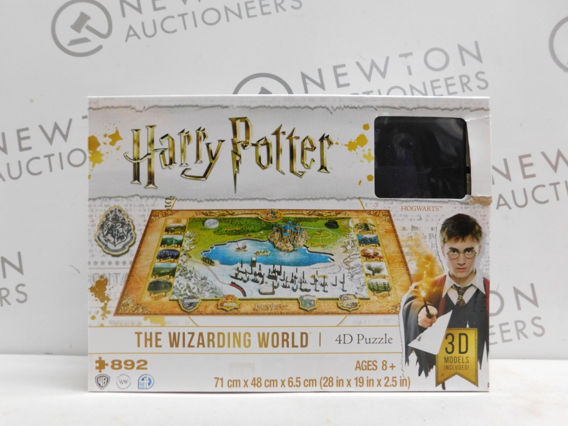 1 BOXED HARRY POTTER 4D PUZZLE OF THE WIZARDING WORLD RRP Â£39.99