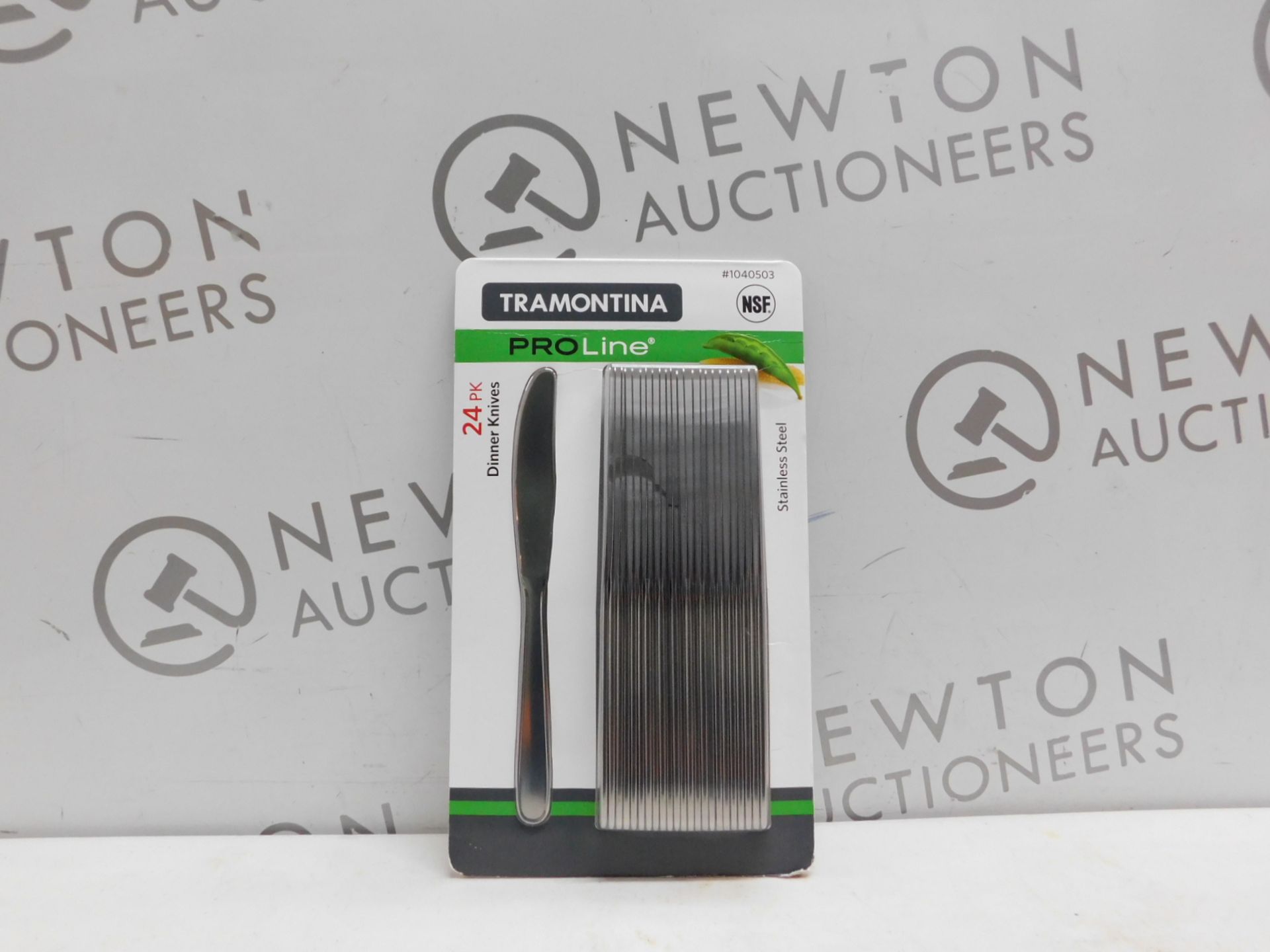 1 BRAND NEW PACK OF TRAMONTINA PROLINE 24PK STAINLESS STEEL DINNER KNIVES RRP Â£22.99