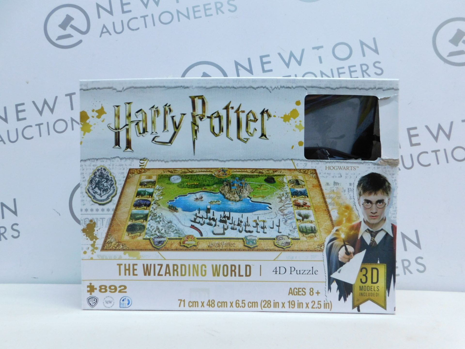 1 BOXED HARRY POTTER 4D PUZZLE OF THE WIZARDING WORLD RRP Â£39.99