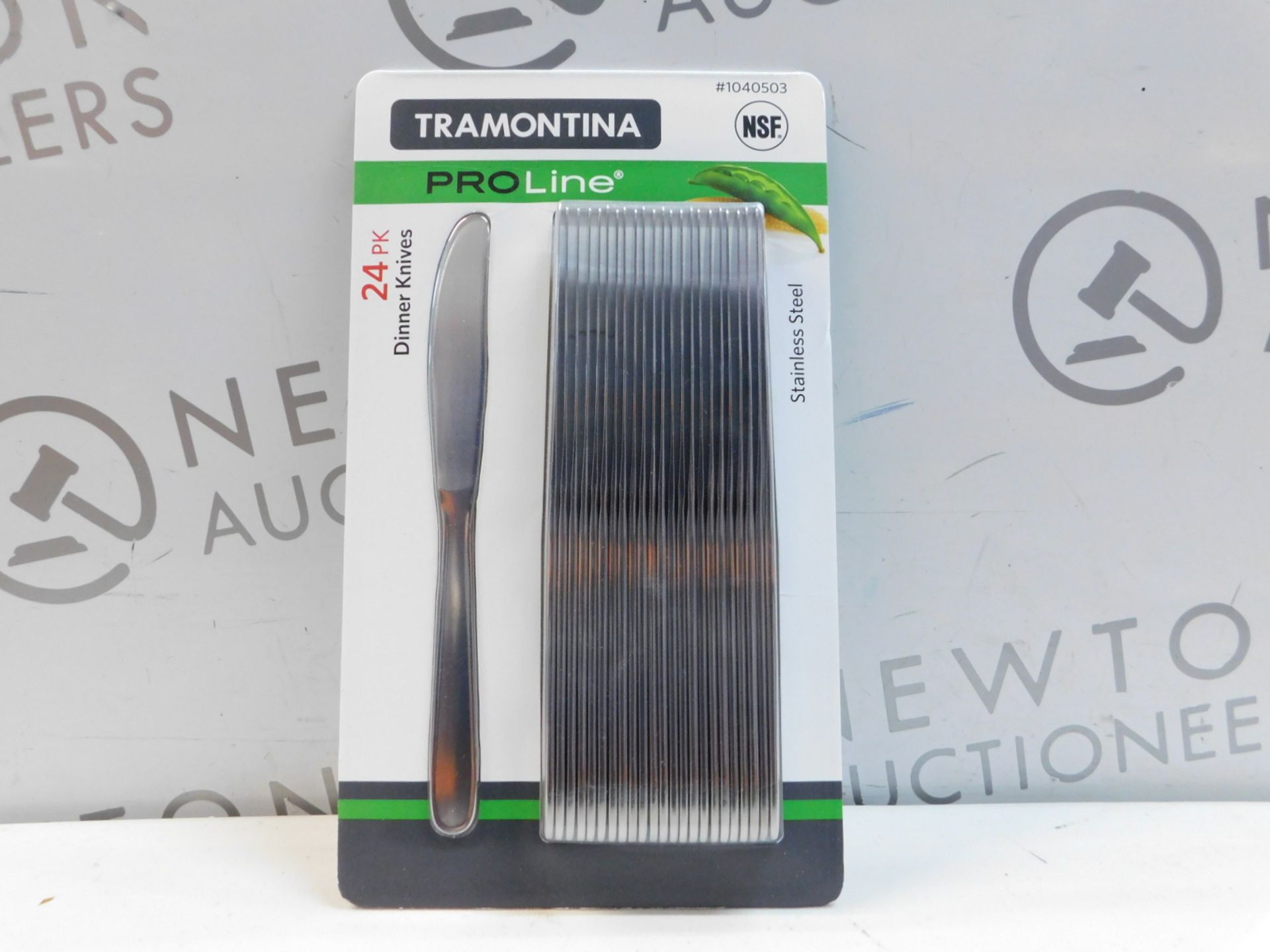 1 BRAND NEW PACK OF TRAMONTINA PROLINE 24PK STAINLESS STEEL DINNER KNIVES RRP Â£22.99