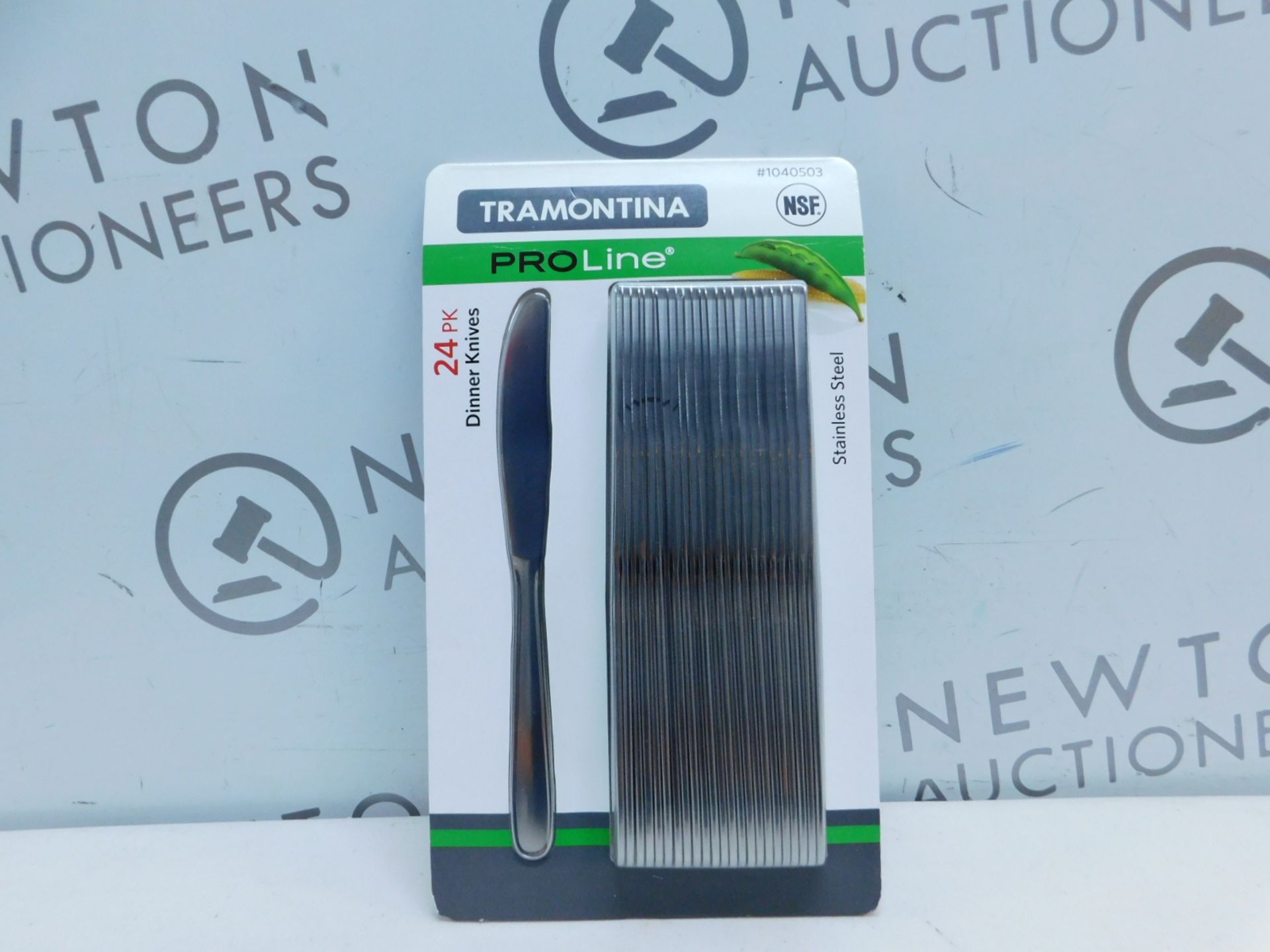 1 BRAND NEW PACK OF TRAMONTINA PROLINE 24PK STAINLESS STEEL DINNER KNIVES RRP Â£22.99