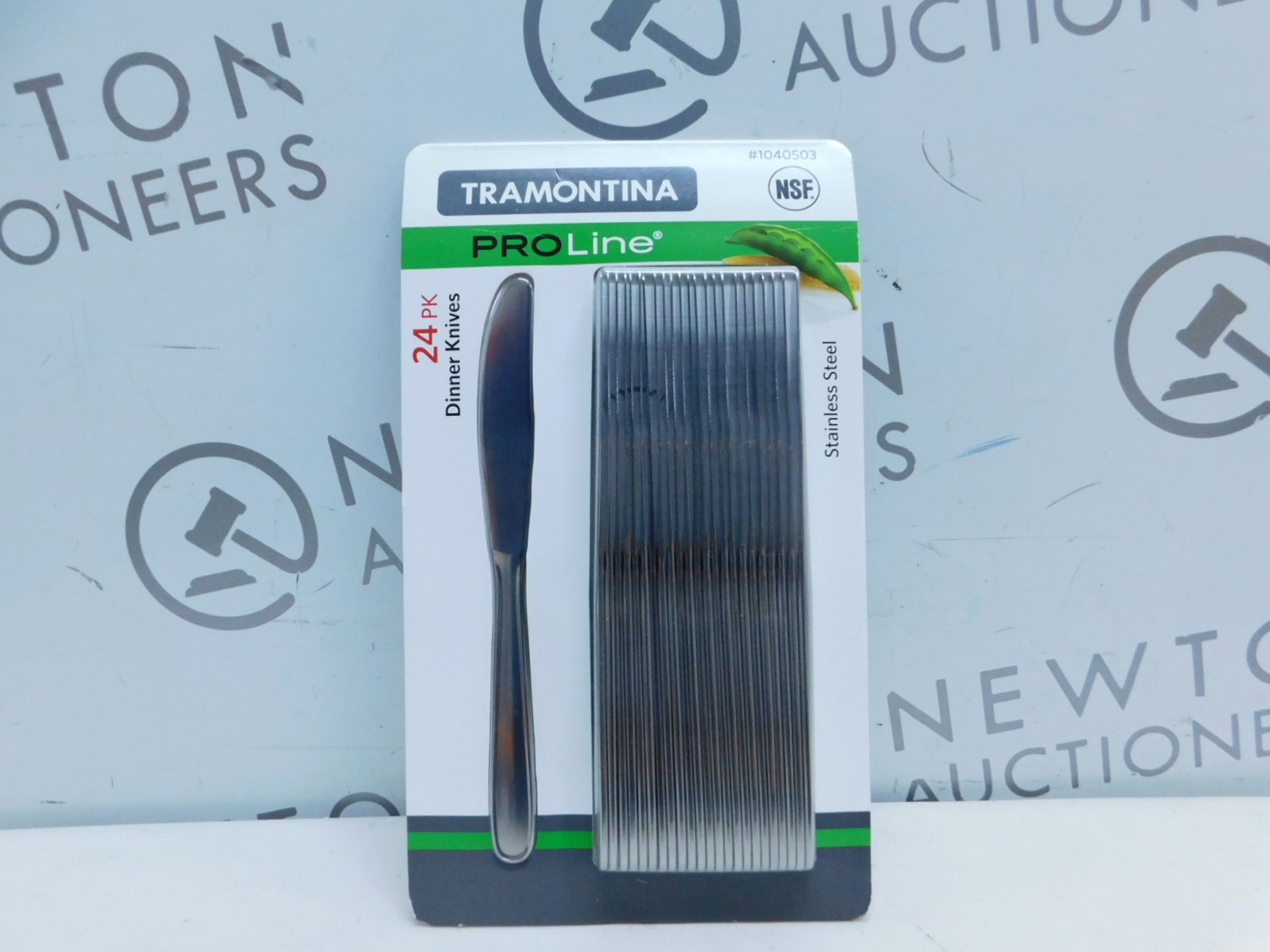 1 BRAND NEW PACK OF TRAMONTINA PROLINE 24PK STAINLESS STEEL DINNER KNIVES RRP Â£22.99