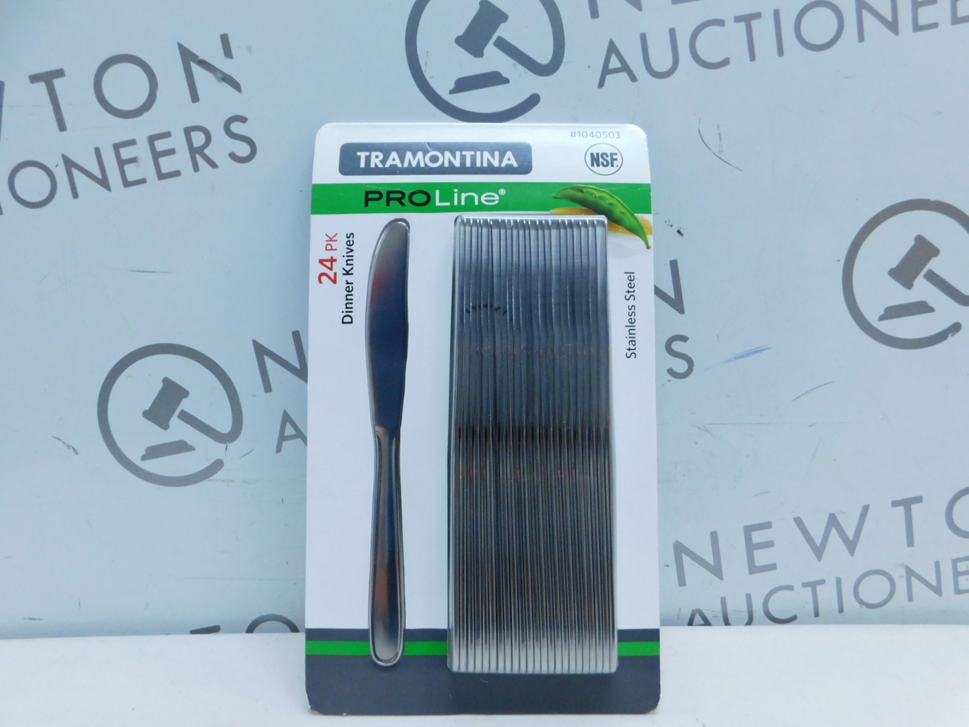 1 BRAND NEW PACK OF TRAMONTINA PROLINE 24PK STAINLESS STEEL DINNER KNIVES RRP Â£22.99