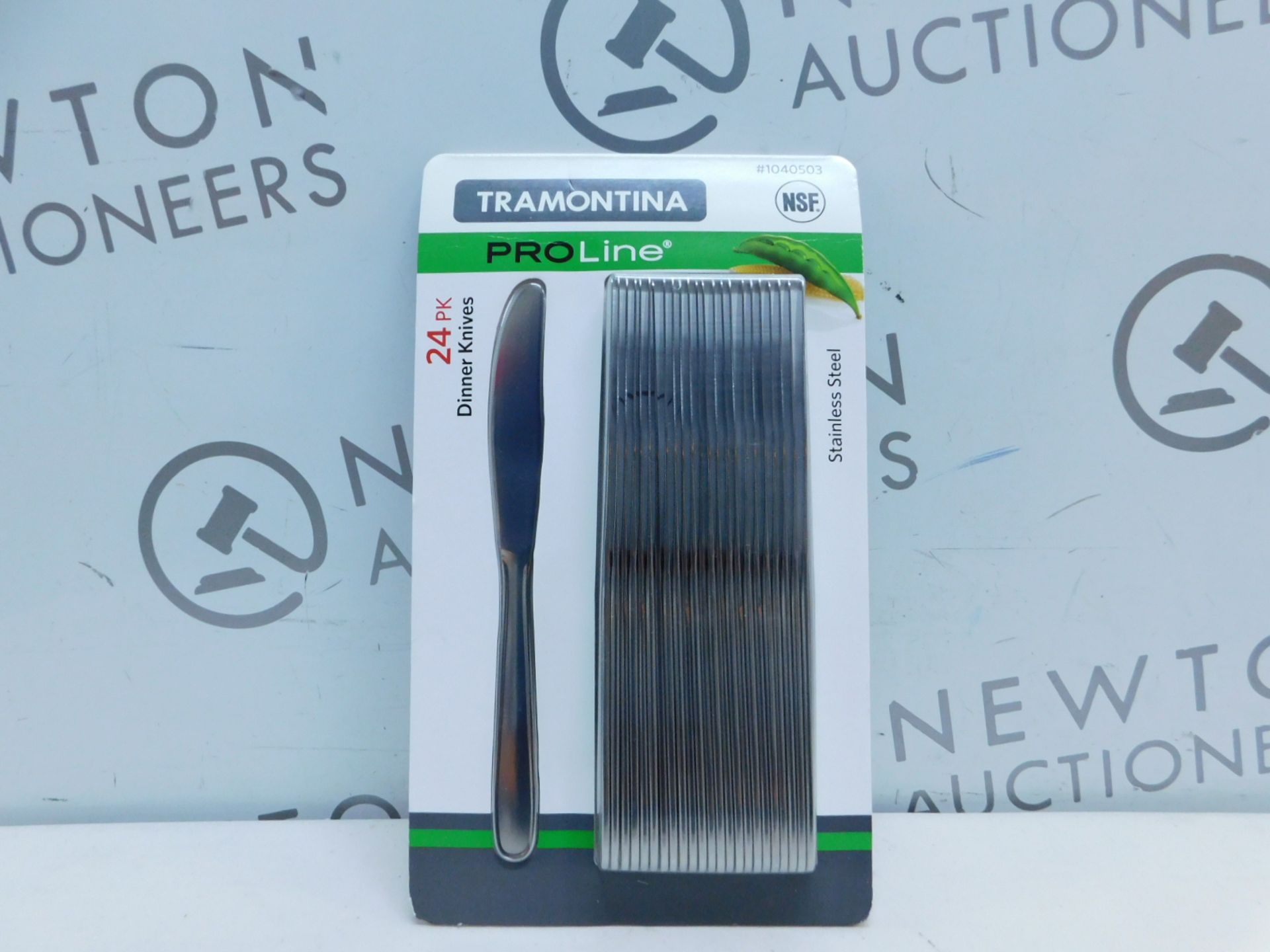 1 BRAND NEW PACK OF TRAMONTINA PROLINE 24PK STAINLESS STEEL DINNER KNIVES RRP Â£22.99