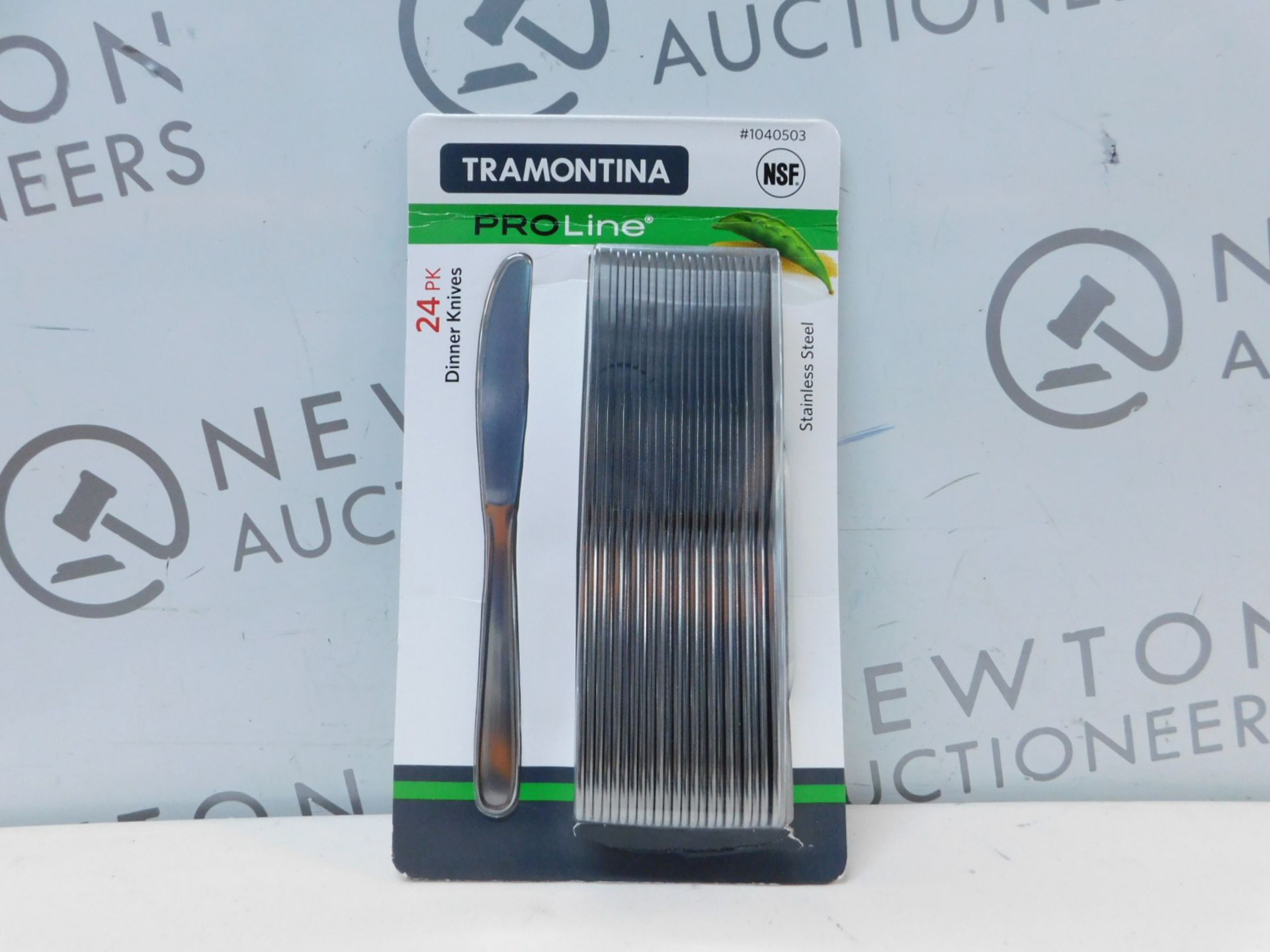 1 BRAND NEW PACK OF TRAMONTINA PROLINE 24PK STAINLESS STEEL DINNER KNIVES RRP Â£22.99