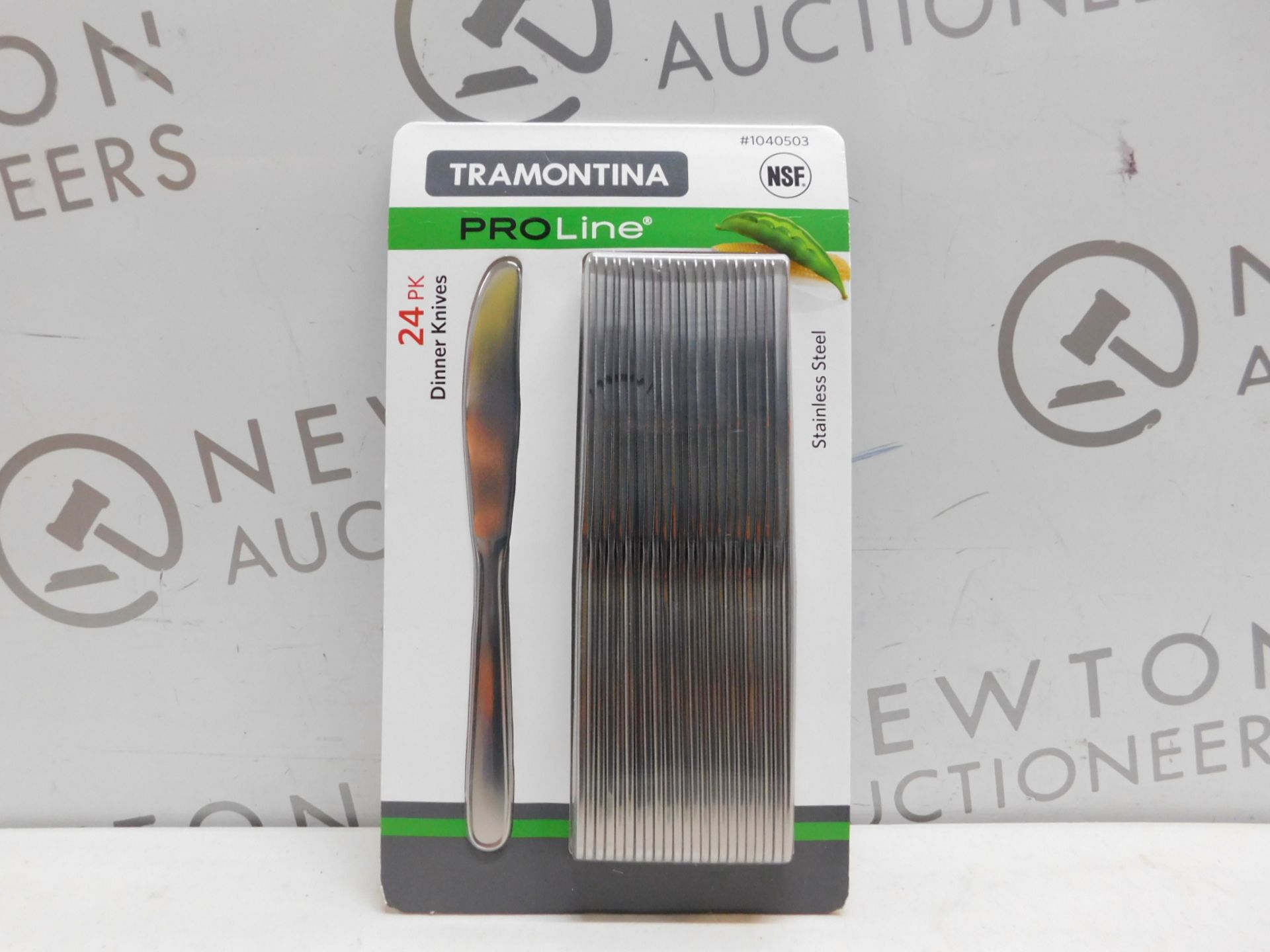 1 BRAND NEW PACK OF TRAMONTINA PROLINE 24PK STAINLESS STEEL DINNER KNIVES RRP Â£22.99