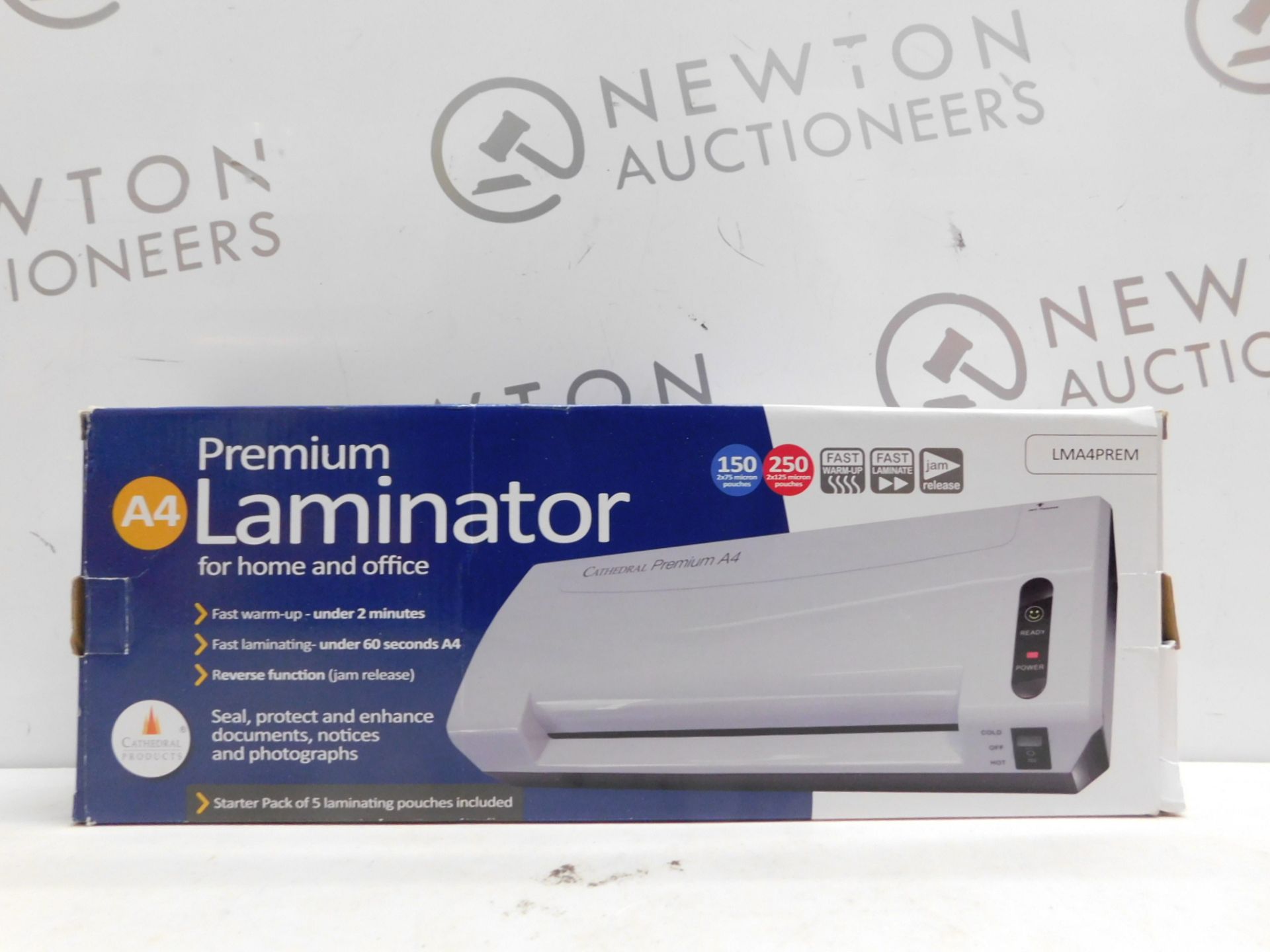 1 BOXED CATHEDRAL PREMIUM PROFESSIONAL A4 LAMINATOR RRP Â£49.99