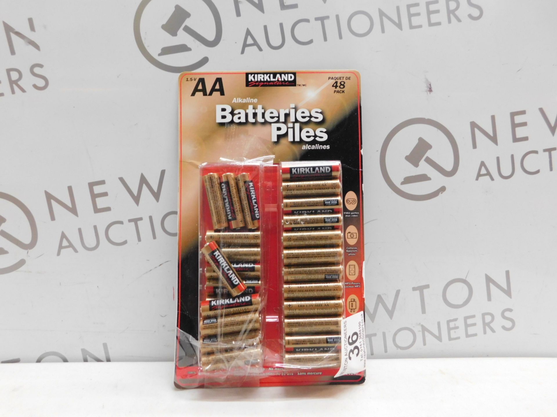 1 PACK OF 38 (APPROX) KIRKLAND SIGNATURE AA 1.5-V ALKALINE BATTERIES RRP Â£29.99