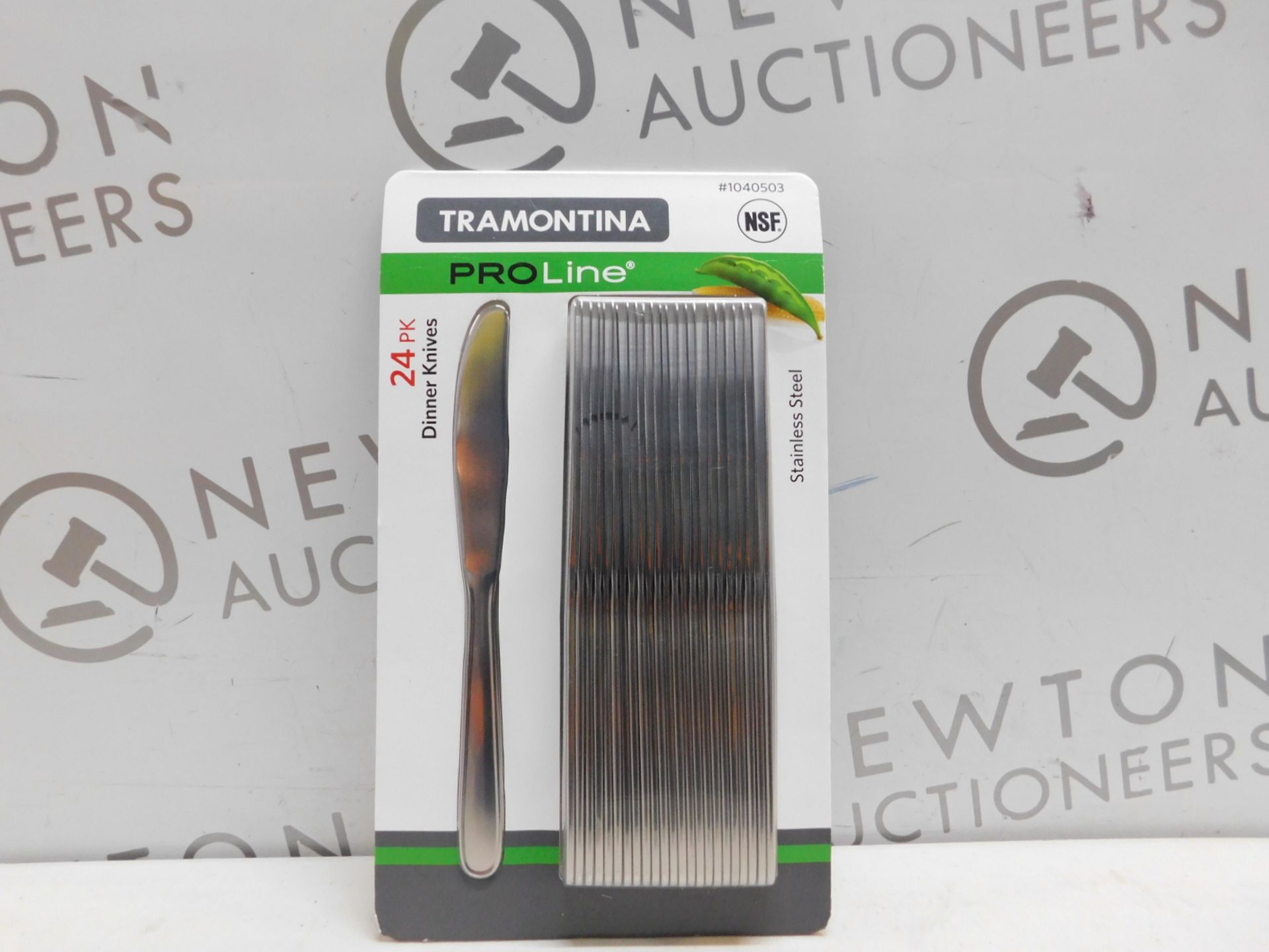 1 BRAND NEW PACK OF TRAMONTINA PROLINE 24PK STAINLESS STEEL DINNER KNIVES RRP Â£22.99