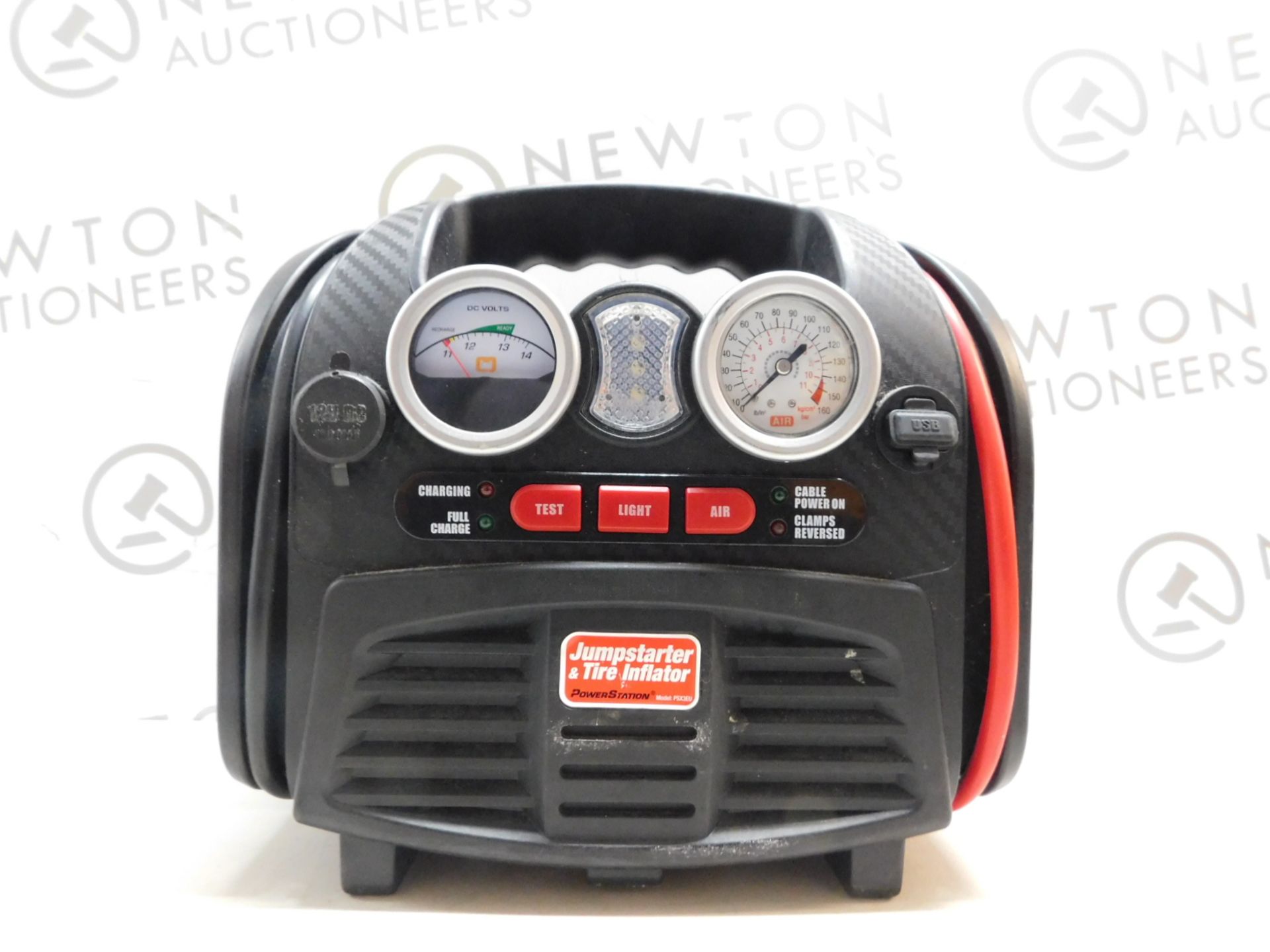 1 POWERSTATION PSX3 BATTERY JUMPSTARTER WITH BUILT IN LIGHT AND COMPRESSOR RRP Â£159