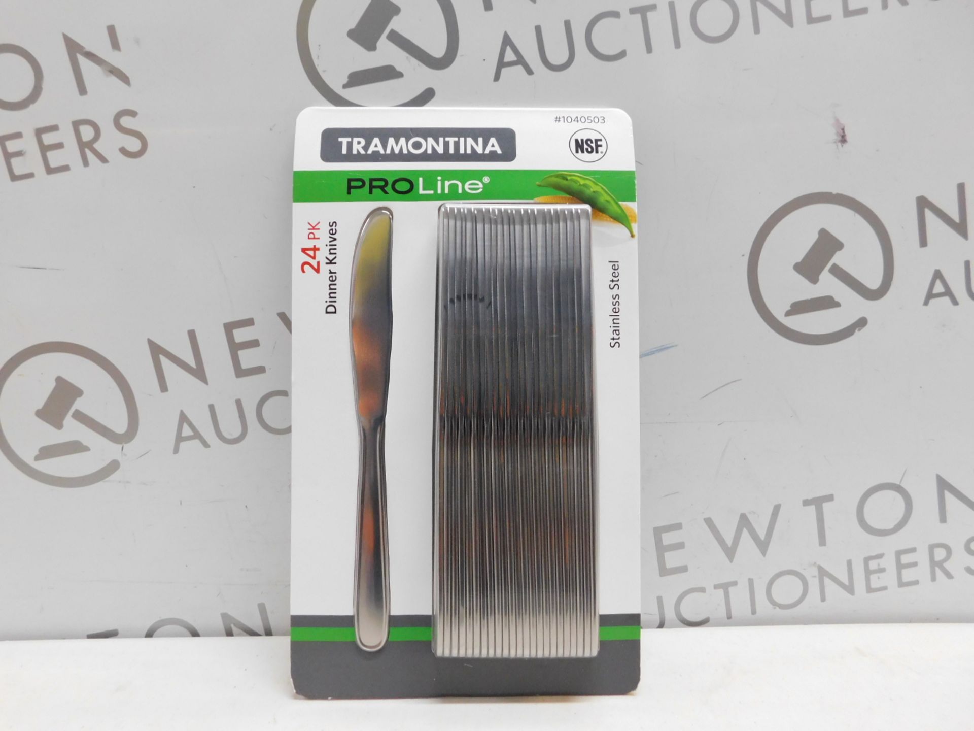 1 BRAND NEW PACK OF TRAMONTINA PROLINE 24PK STAINLESS STEEL DINNER KNIVES RRP Â£22.99