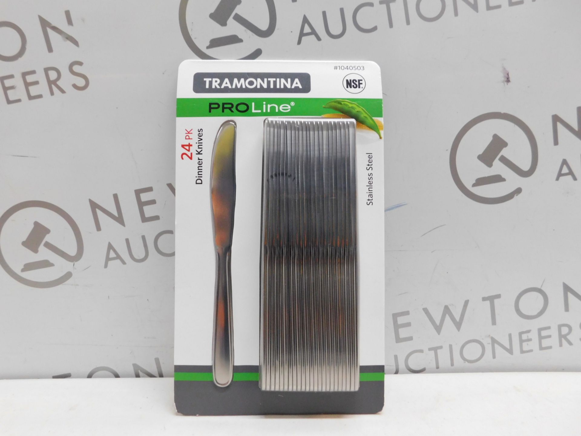 1 BRAND NEW PACK OF TRAMONTINA PROLINE 24PK STAINLESS STEEL DINNER KNIVES RRP Â£22.99